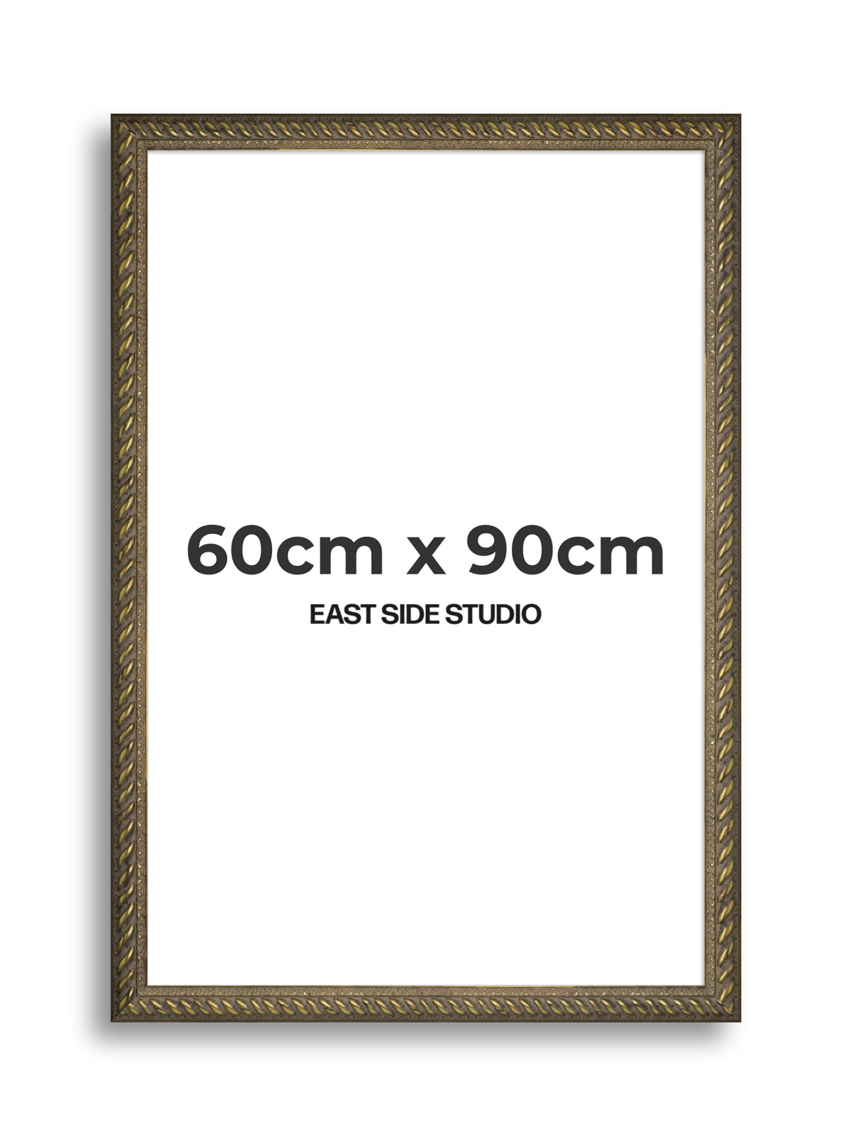 Torsade Aged Gold 60cm x 90cm picture frame