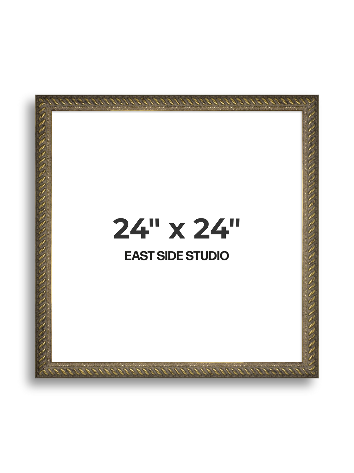 Torsade Aged Gold 24" x 24" picture frame