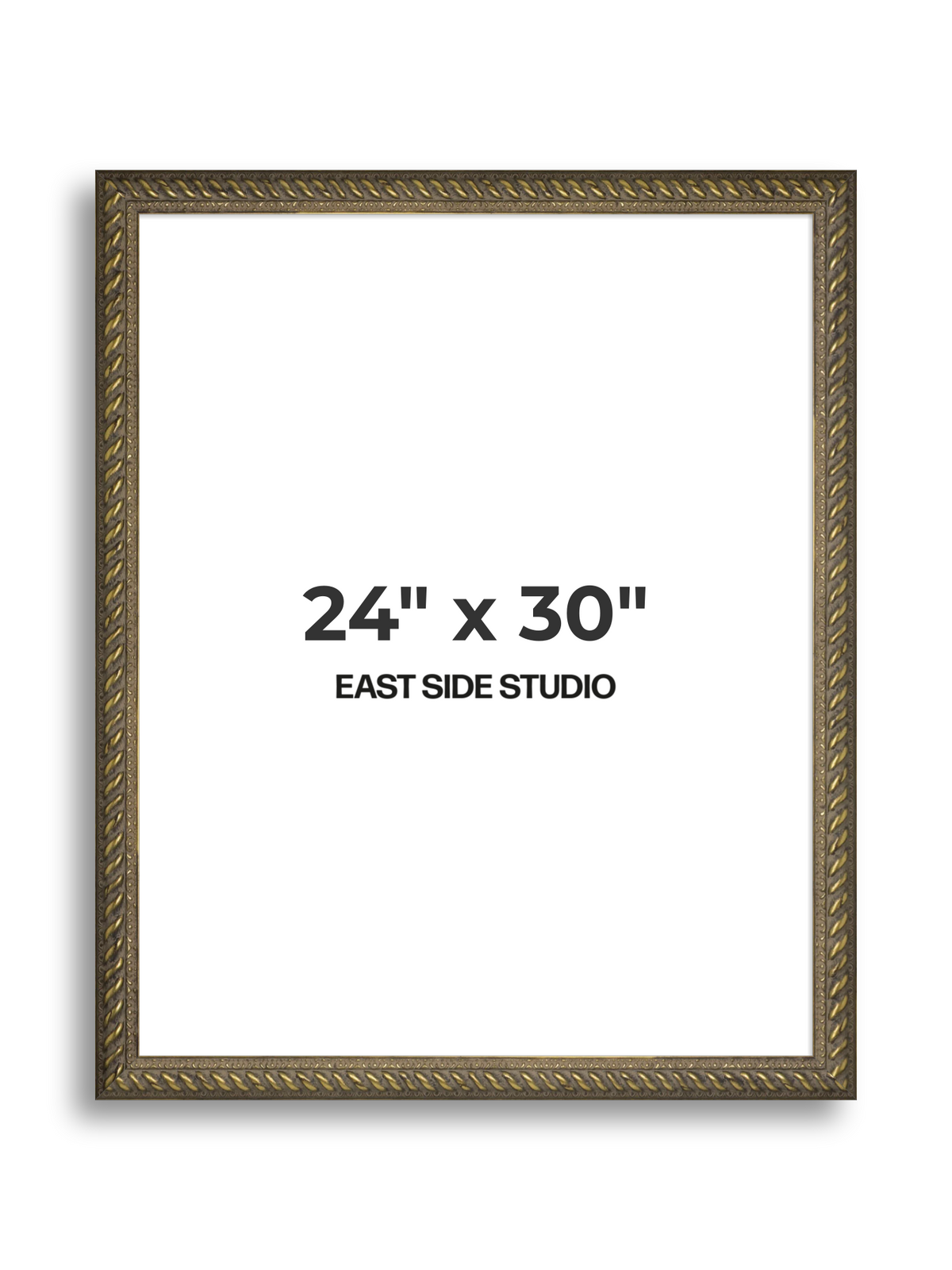 Torsade Aged Gold 24" x 30" picture frame
