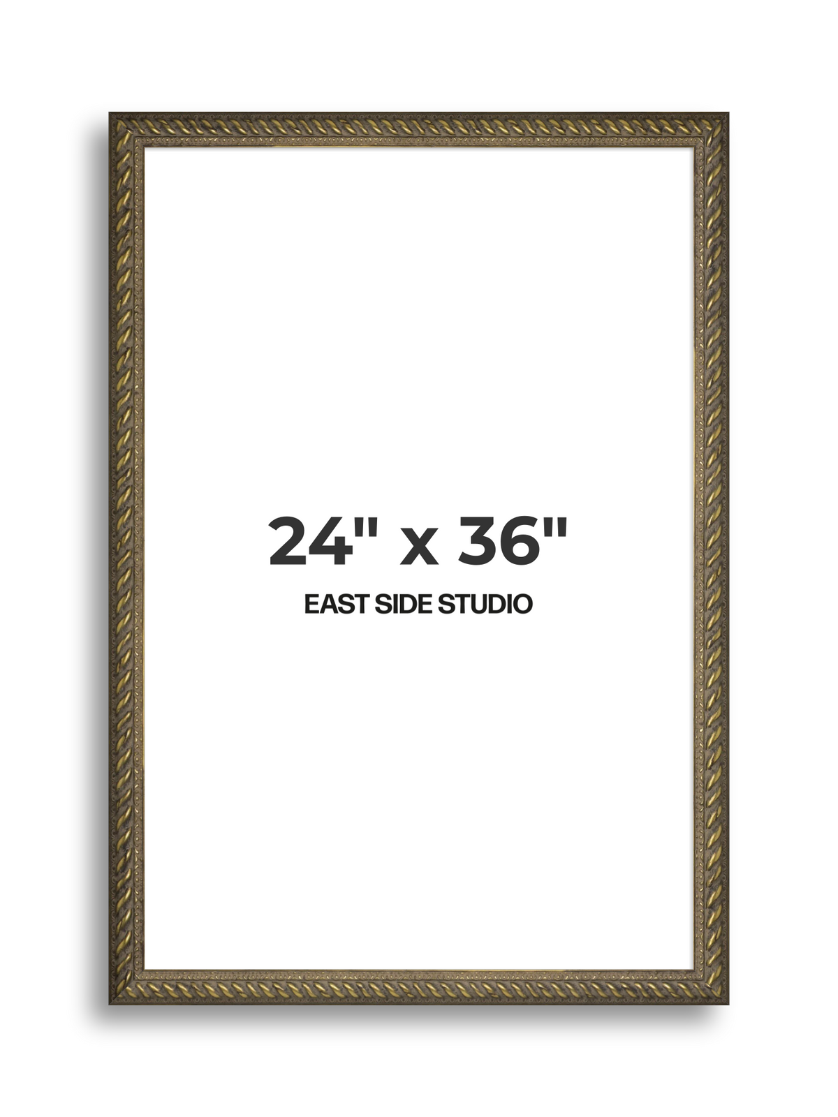 Torsade Aged Gold 24" x 36" picture frame