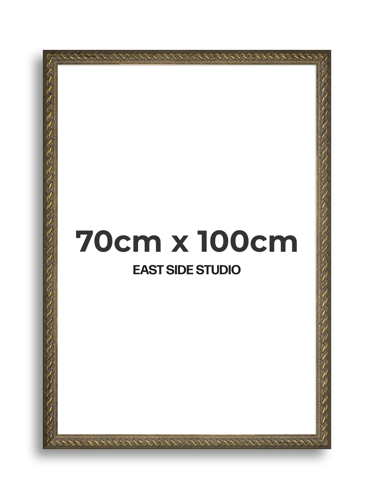Torsade Aged Gold 70cm x 100cm picture frame