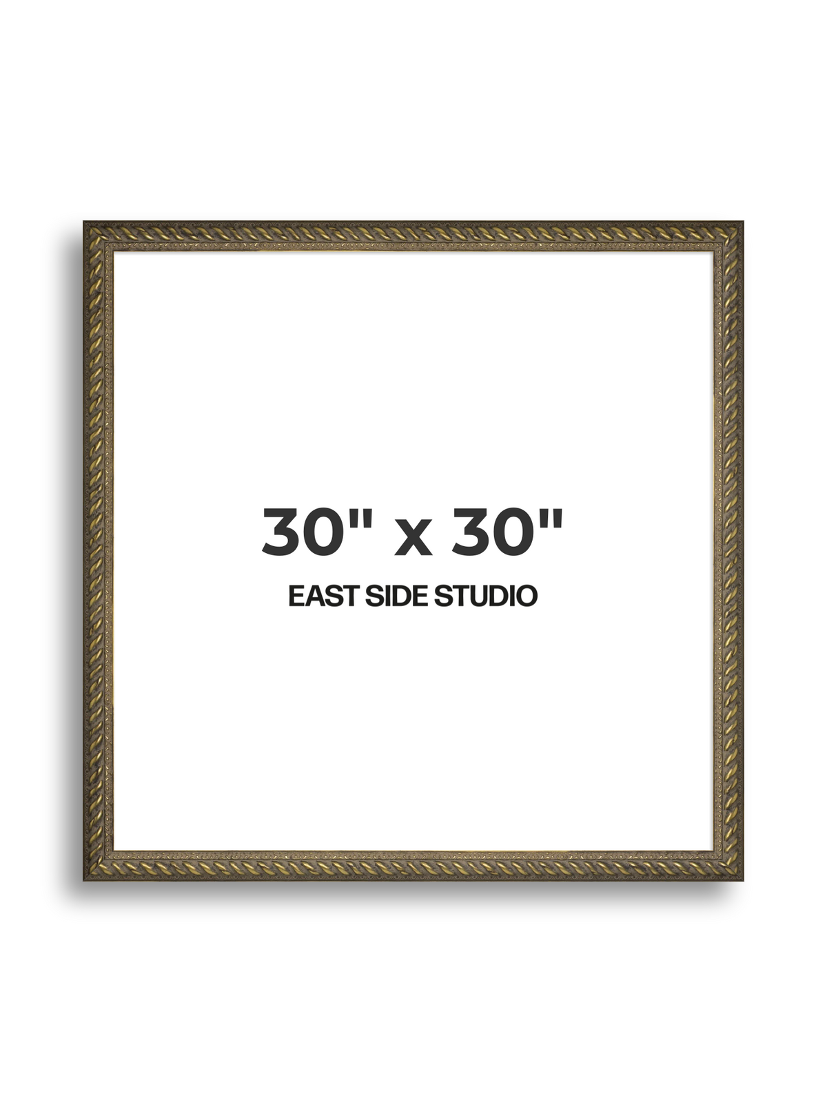 Torsade Aged Gold 30" x 30" picture frame