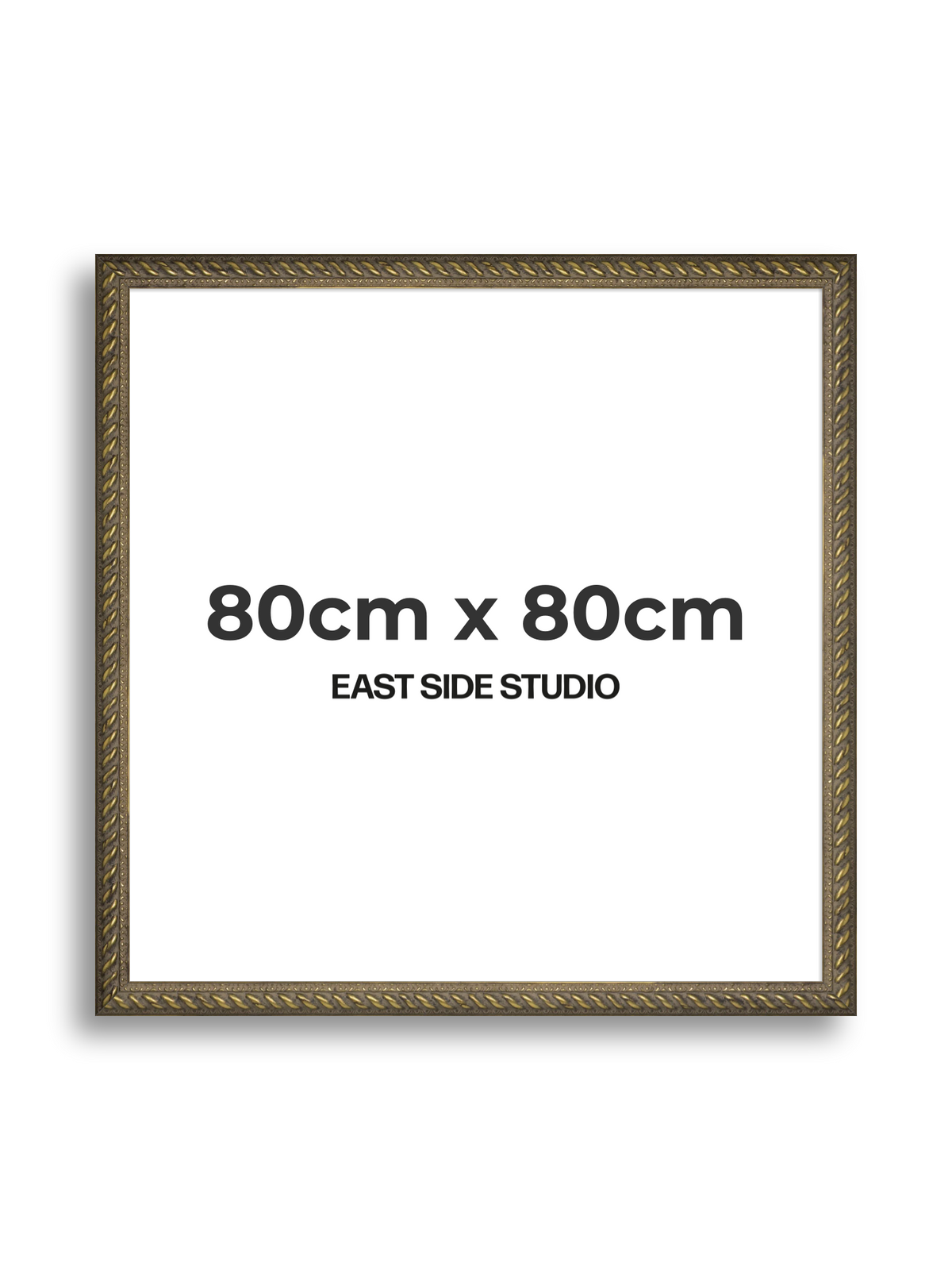 Torsade Aged Gold 80cm x 80cm picture frame