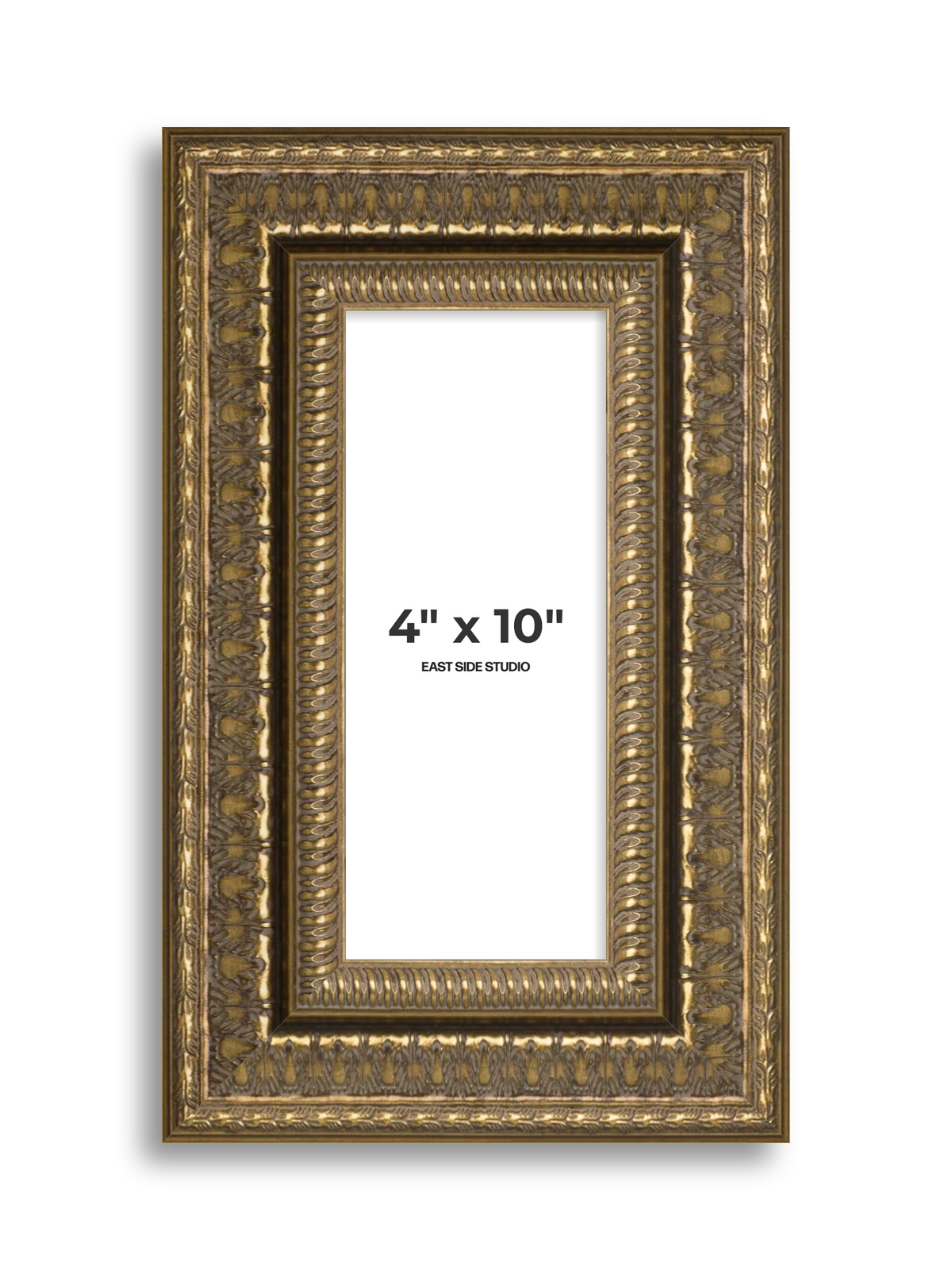 Coronet Antique Gold 4" x 10" picture frame