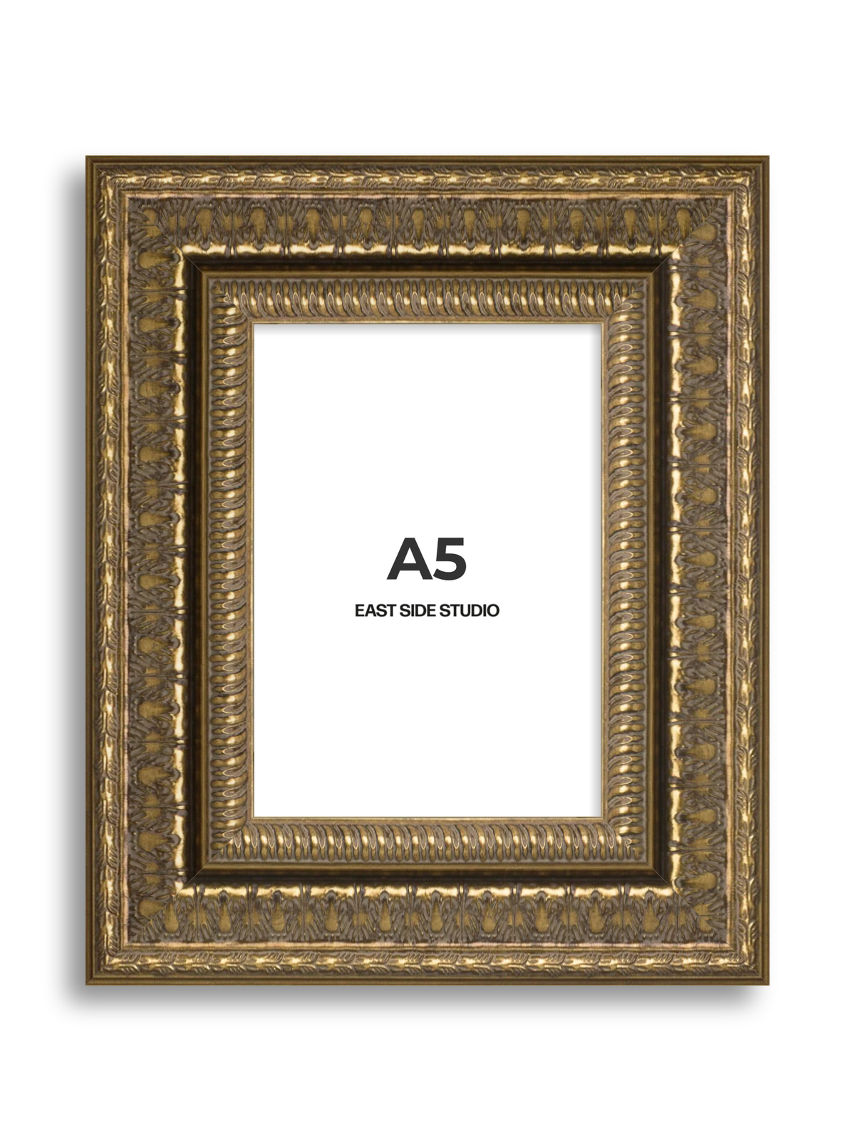 Coronet Antique Gold A5 picture frame