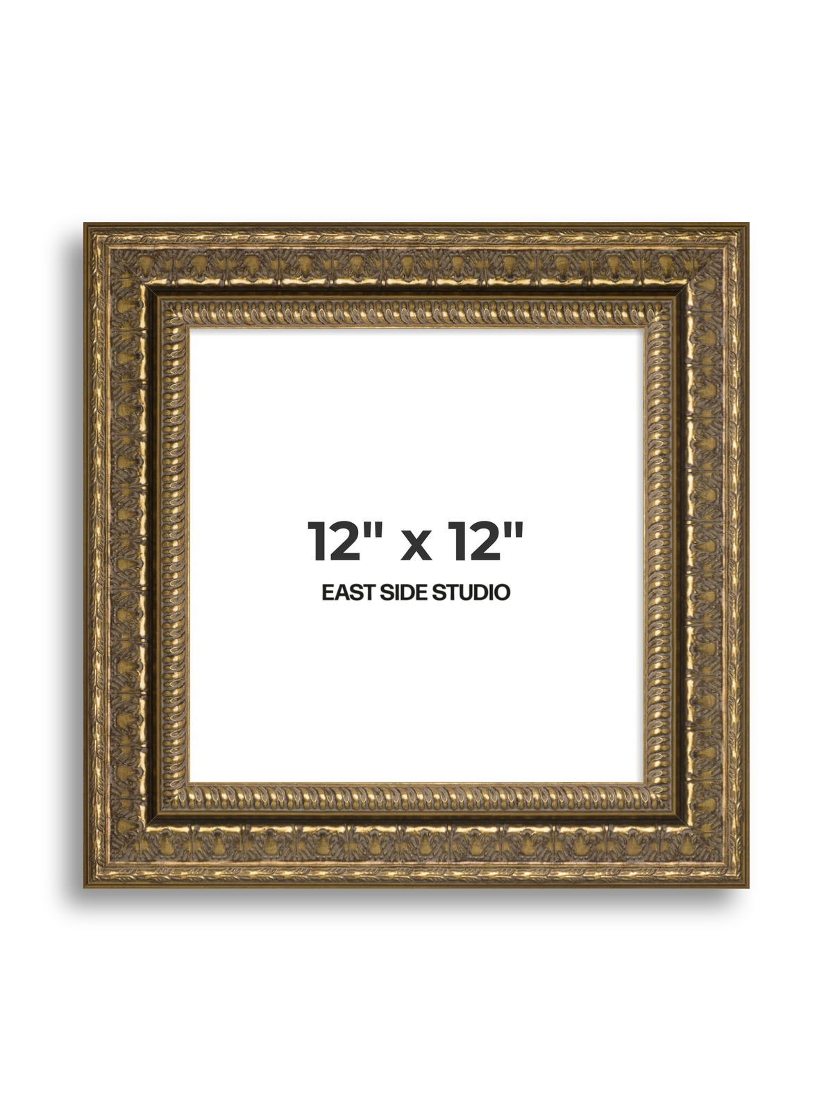 Coronet Antique Gold 12" x 12" picture frame