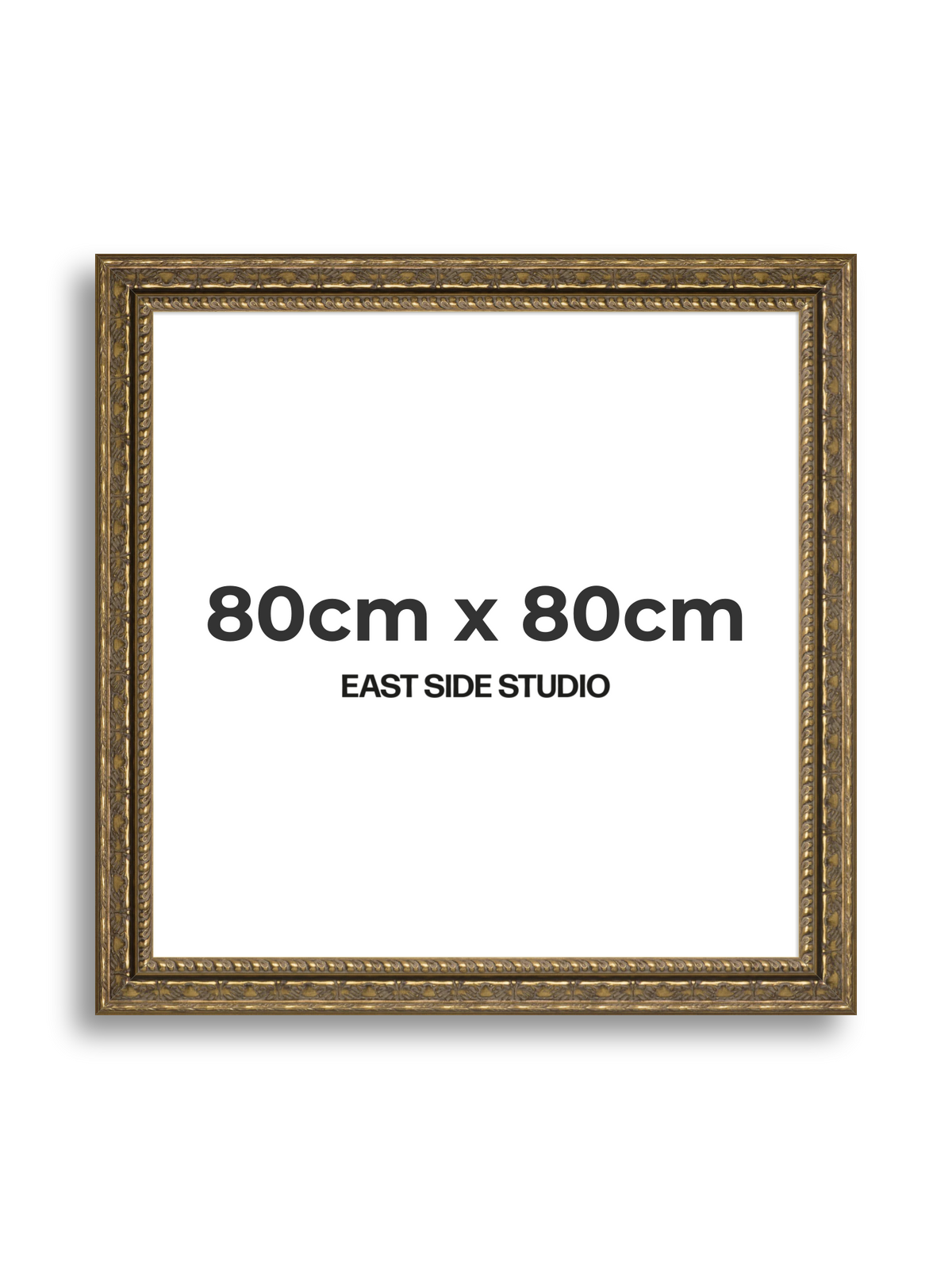 Coronet Antique Gold 80cm x 80cm picture frame