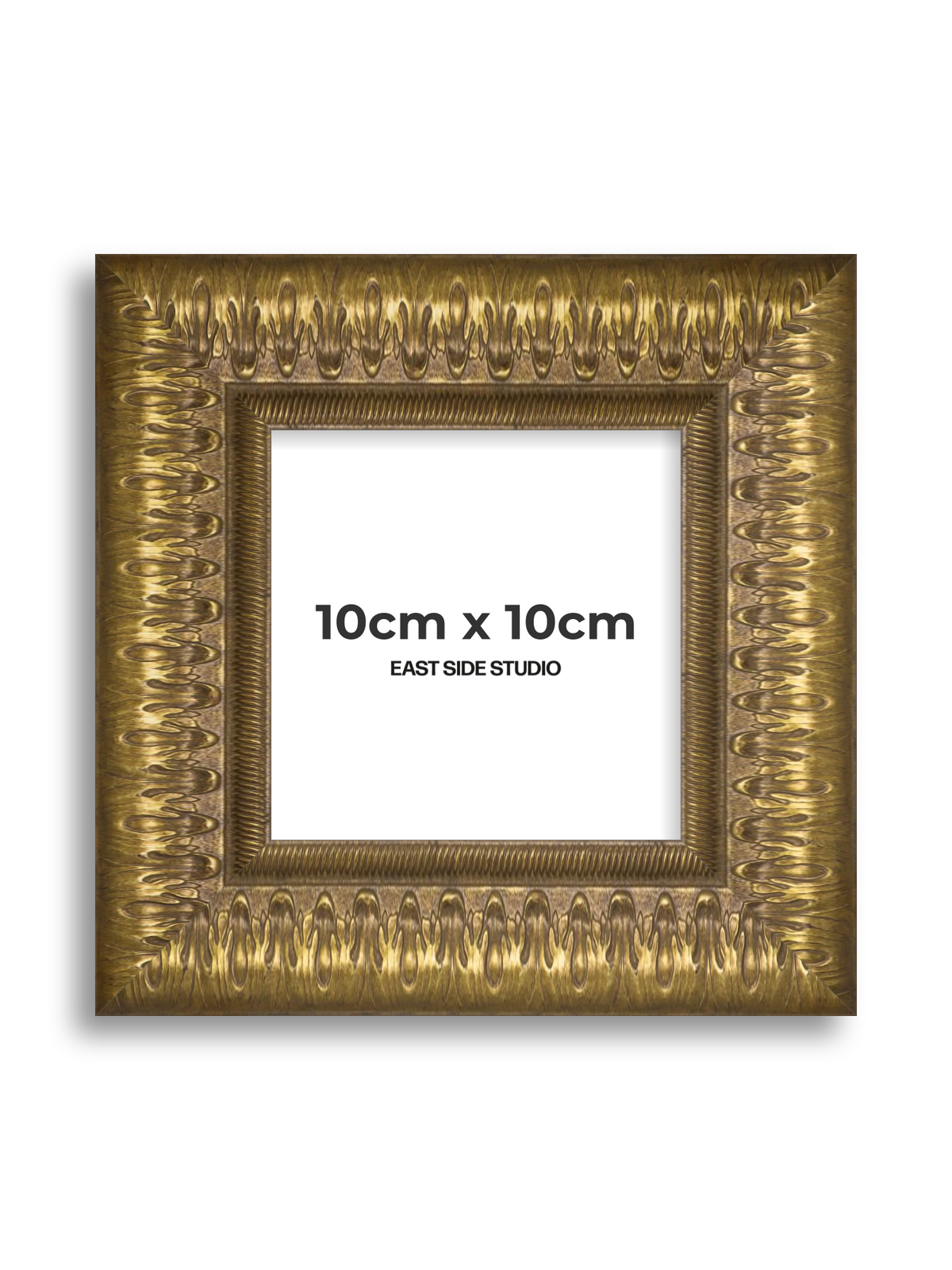 Plume Gold 10cm x 10cm picture frame