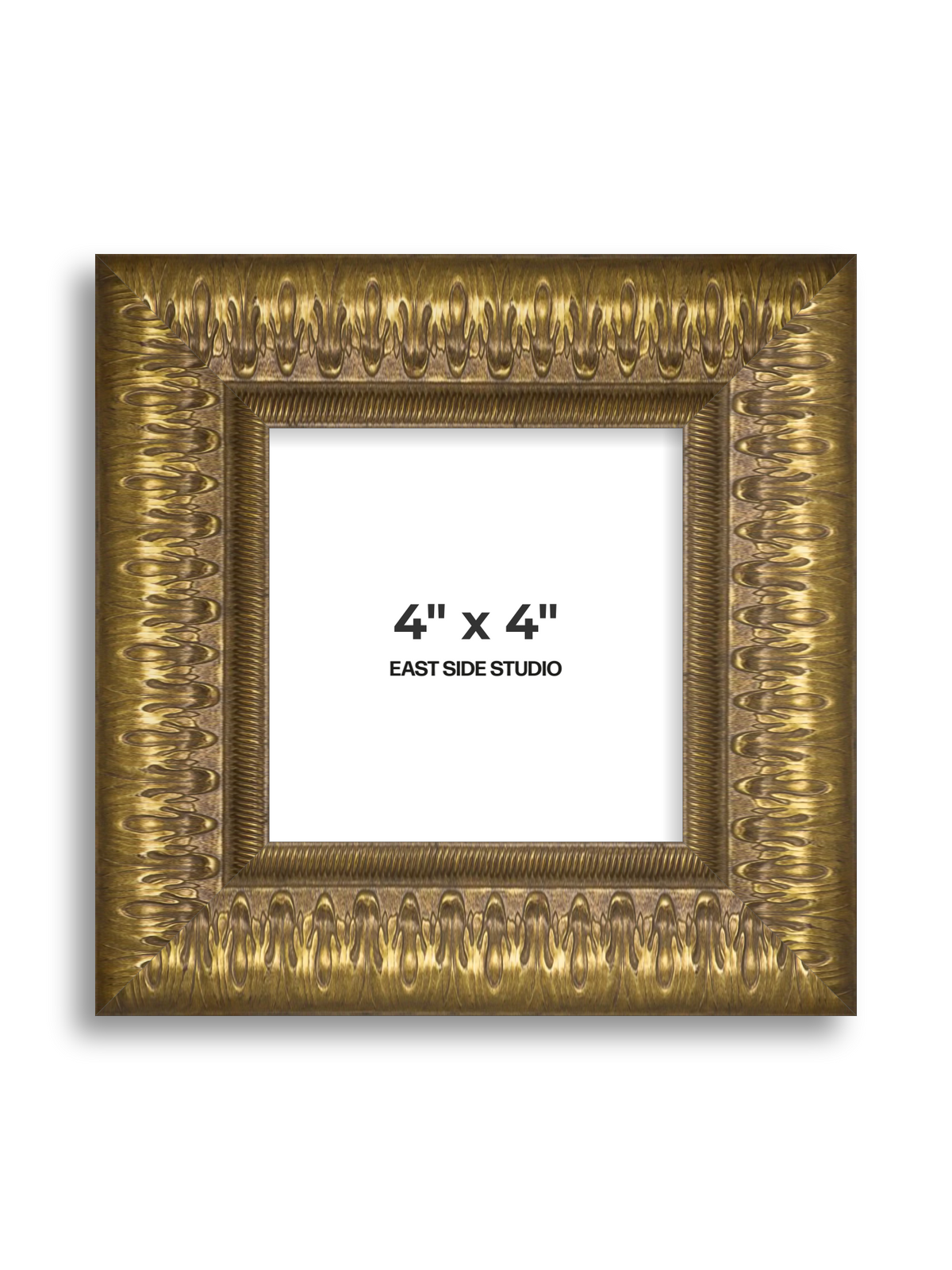 Plume Gold 4" x 4" picture frame
