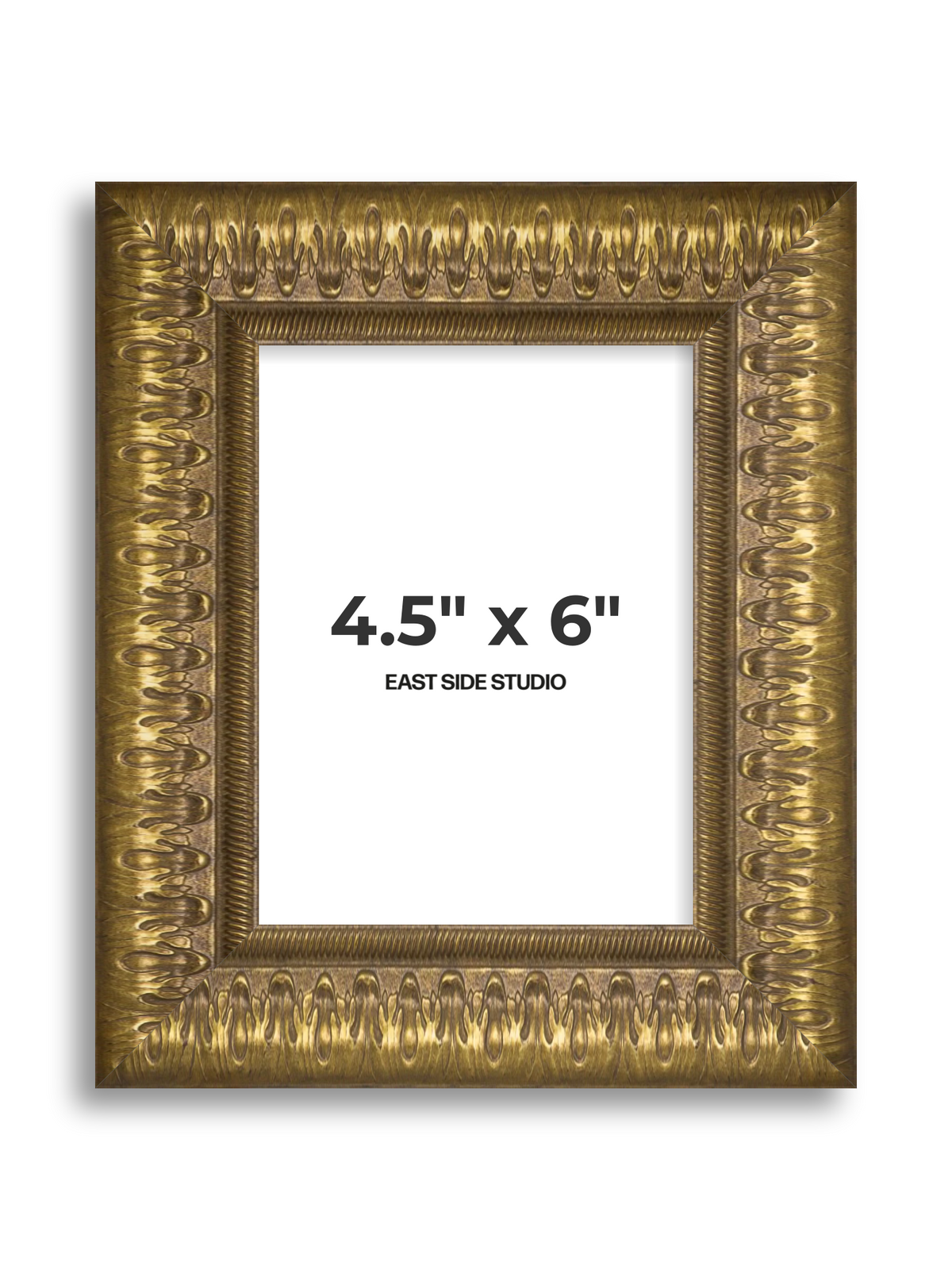 Plume Gold 4.5" x 6" picture frame