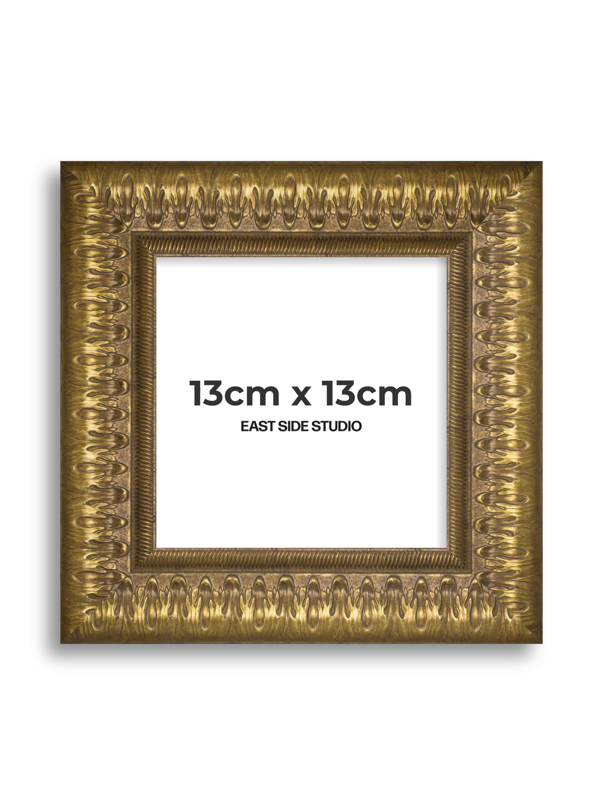 Plume Gold 13cm x 13cm picture frame