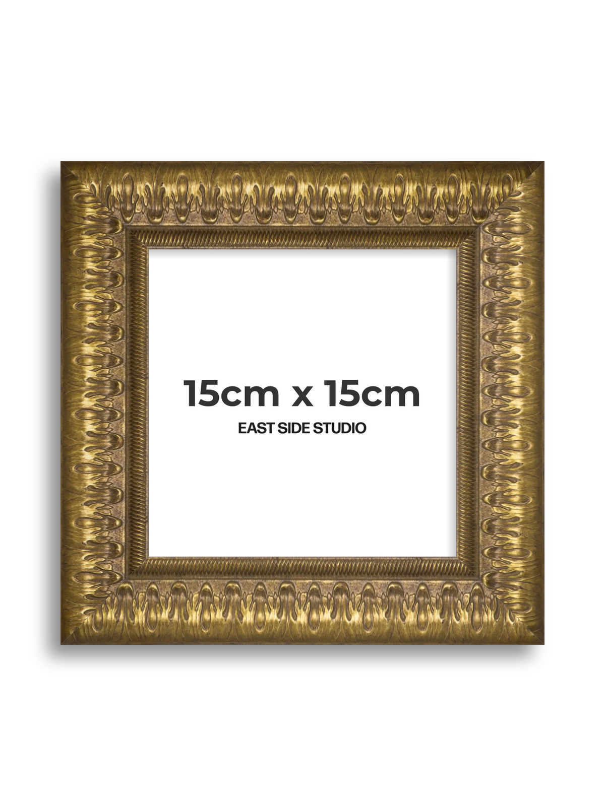Plume Gold 15cm x 15cm picture frame