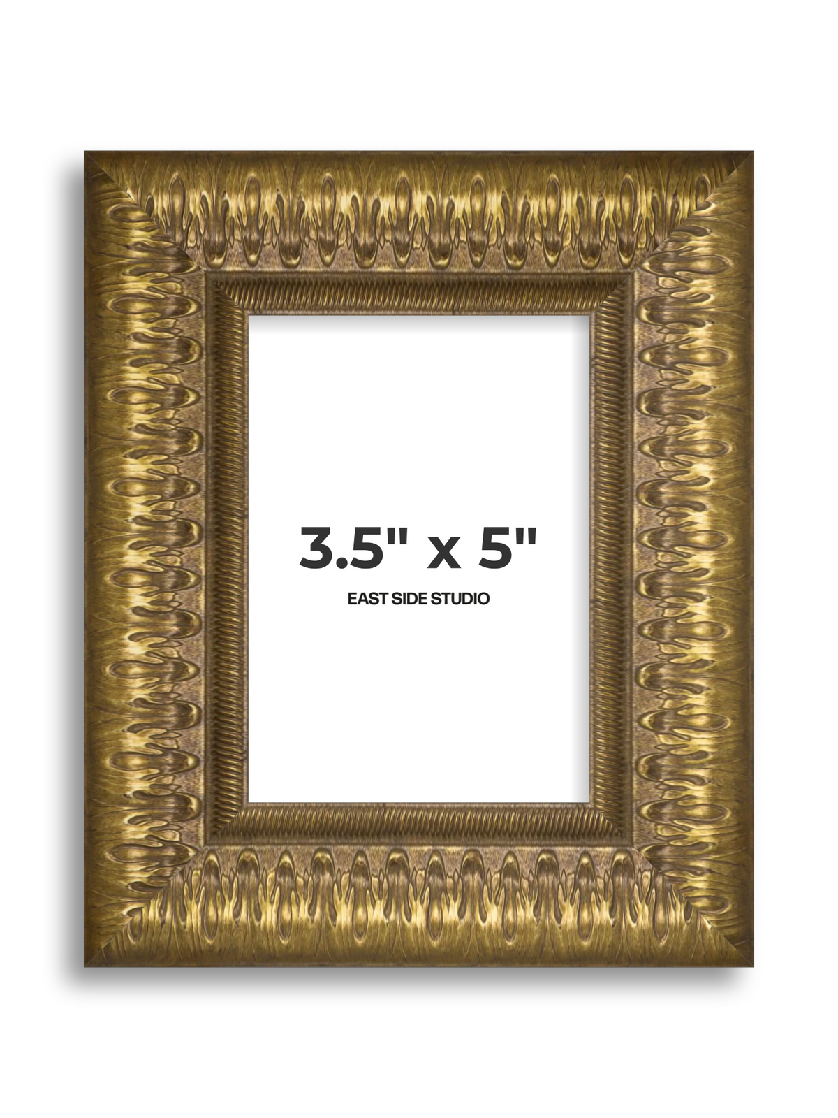 Plume Gold 3.5" x 5" picture frame