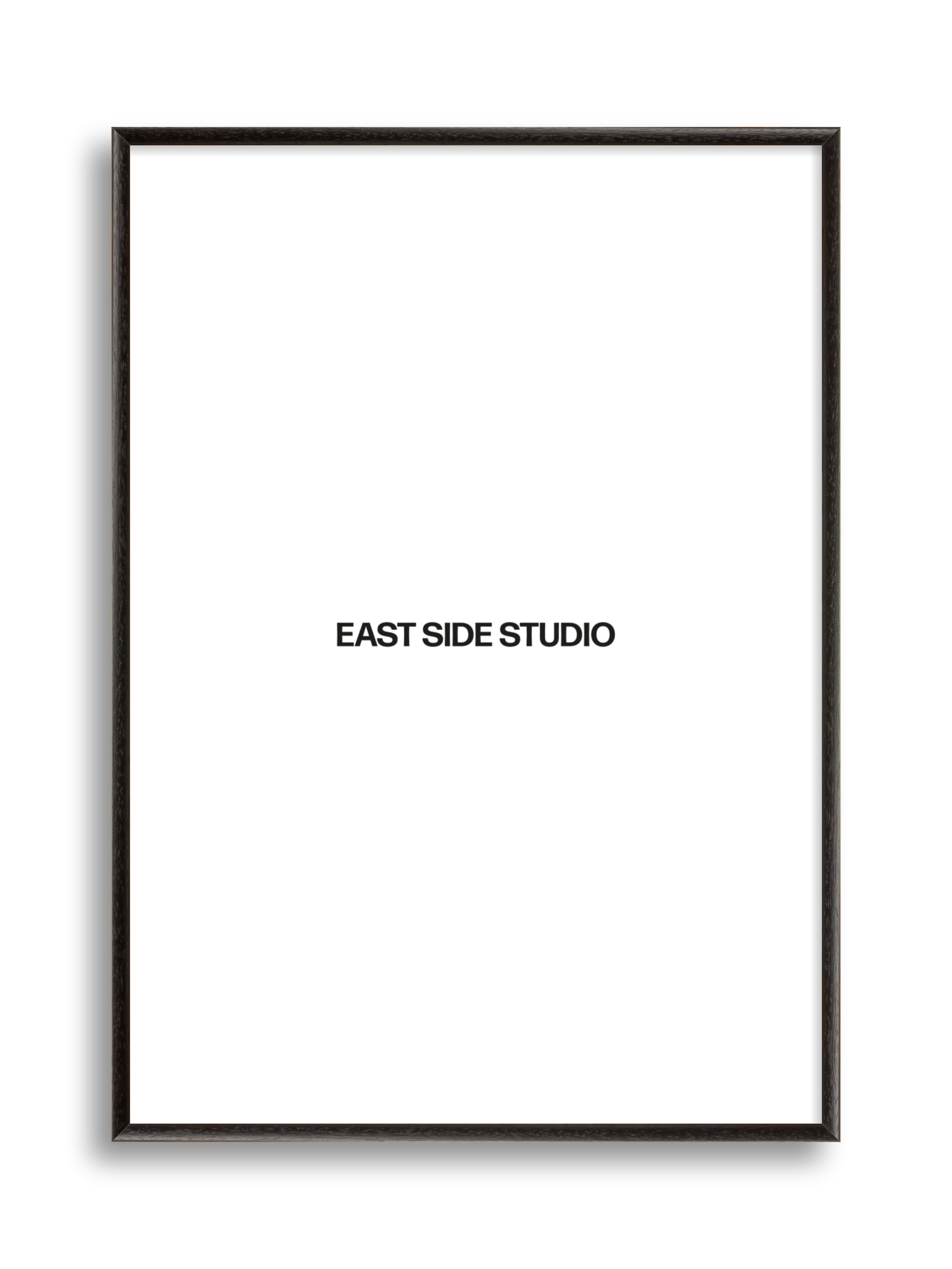 Black Stain - Slim picture frame