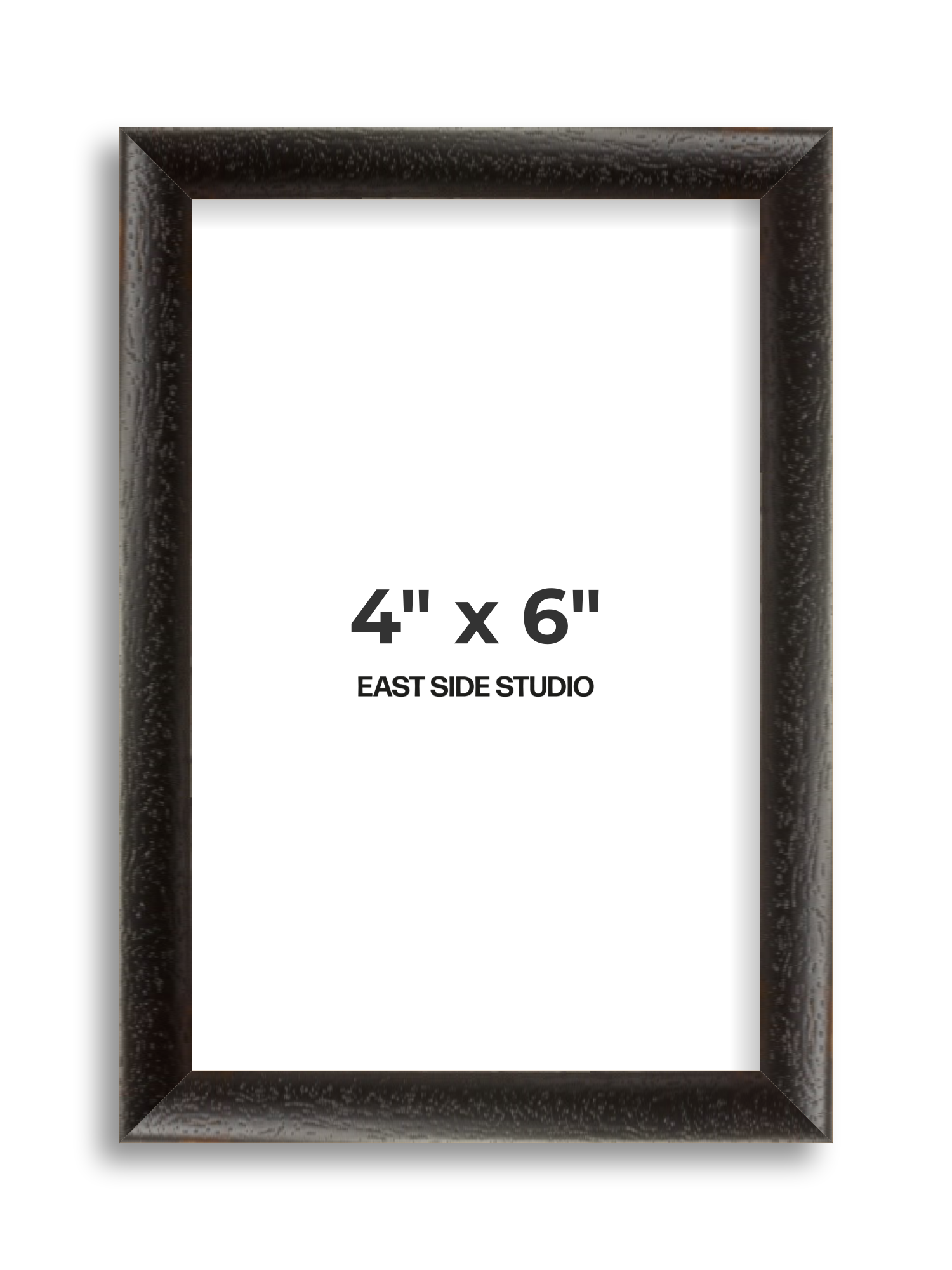 Black Stain 4" x 6" picture frame