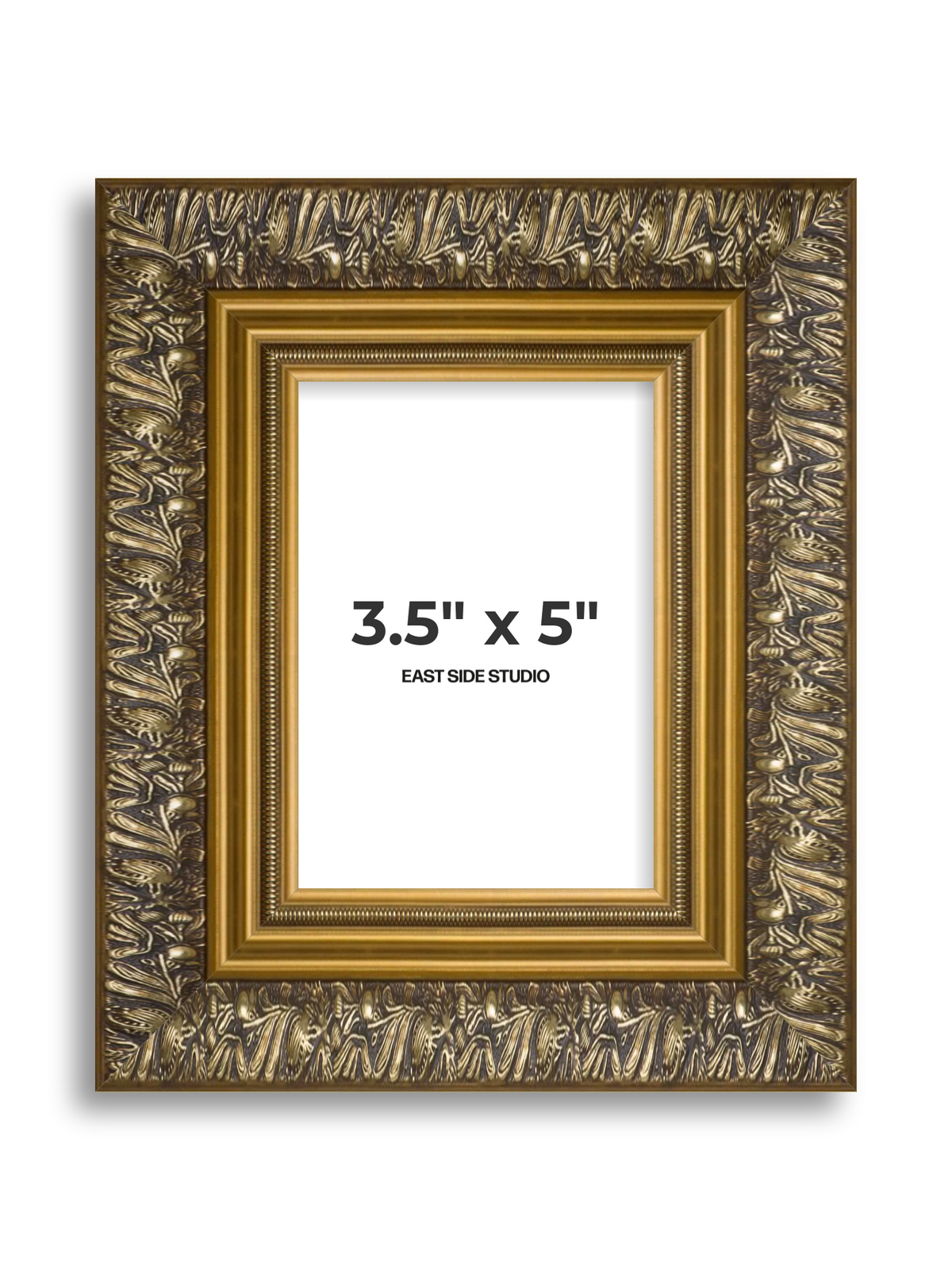 Acanthus Gold 3.5" x 5" picture frame