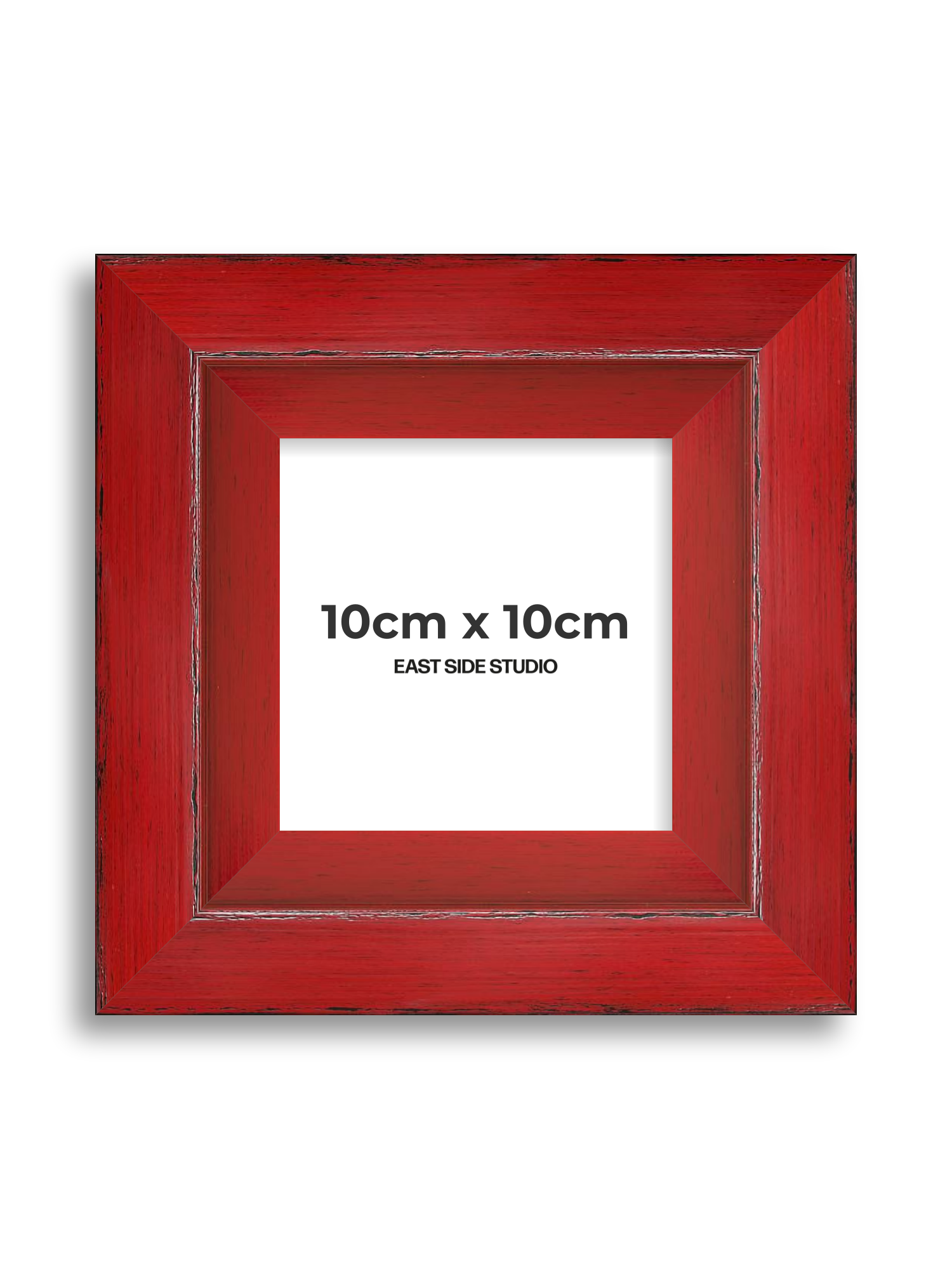 Crimson Red 10cm x 10cm picture frame