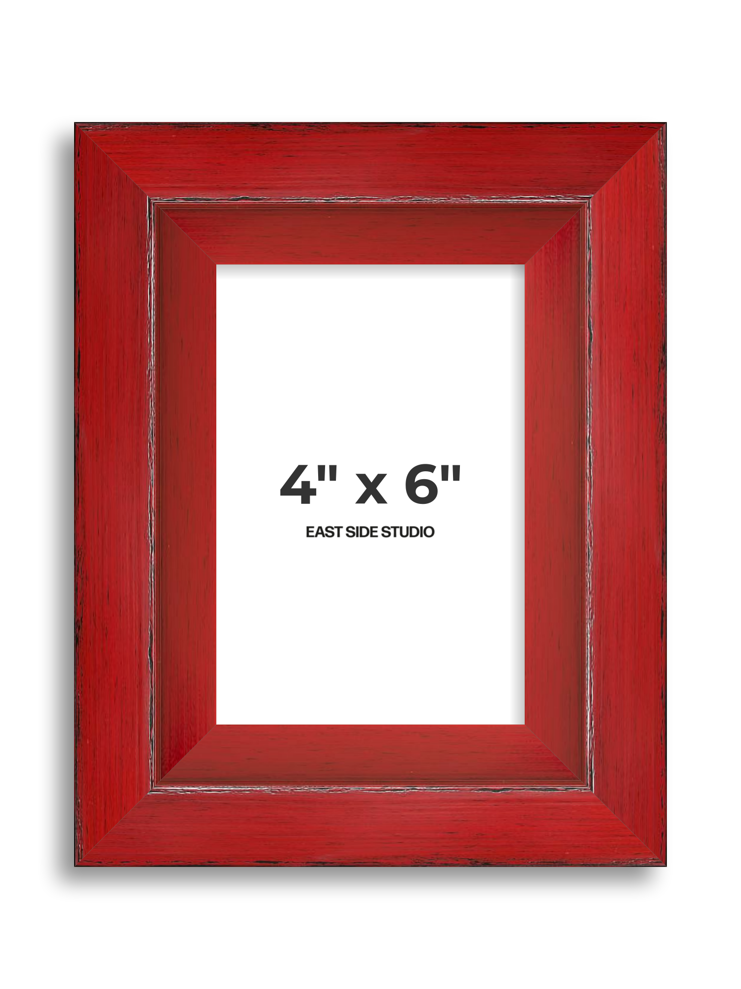 Crimson Red 4" x 6" picture frame