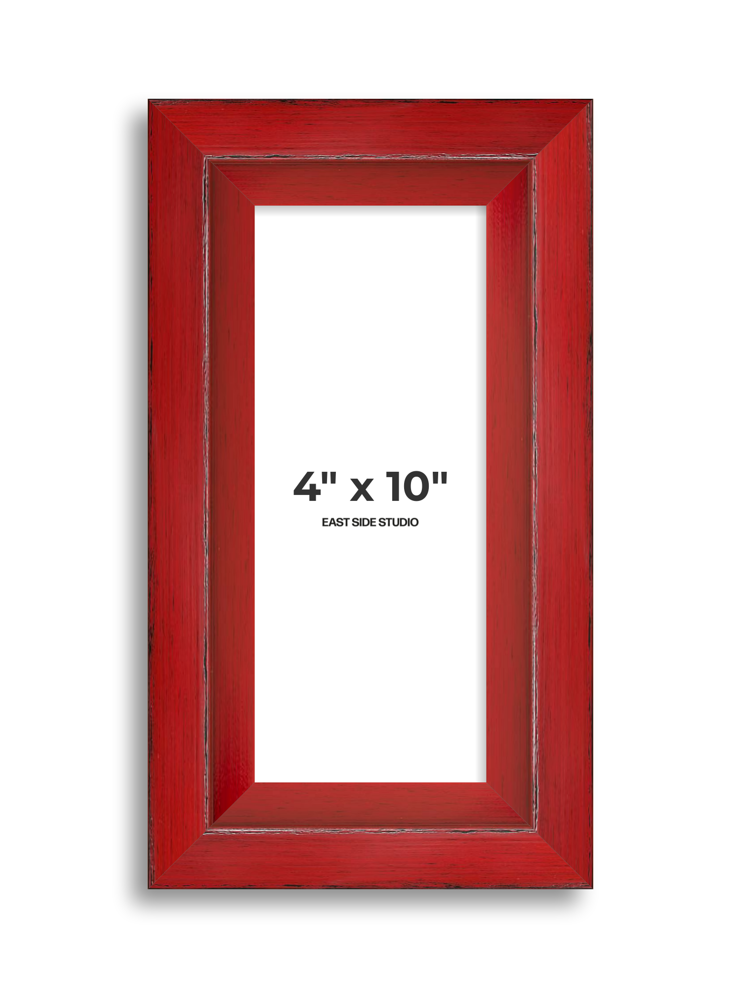 Crimson Red 4" x 10" picture frame