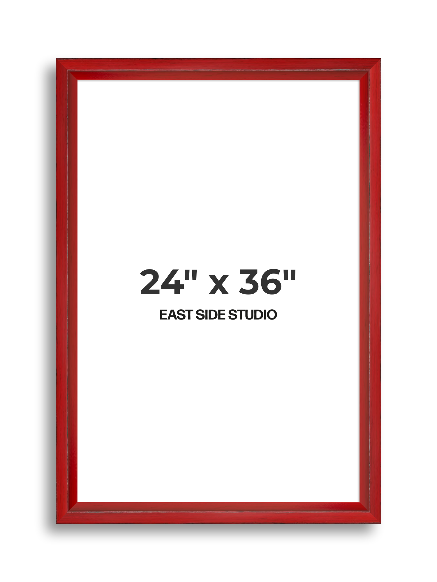Crimson Red 24" x 36" picture frame