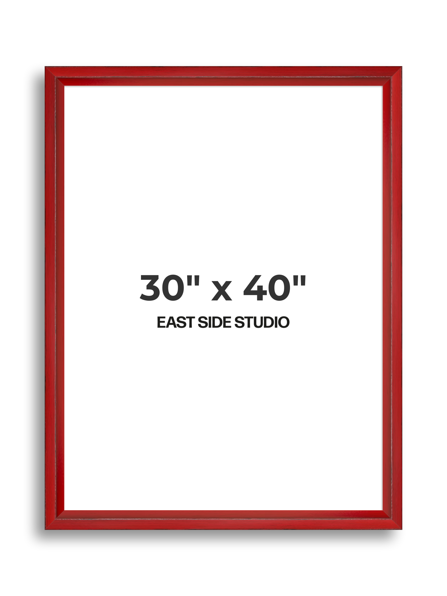 Crimson Red 30" x 40" picture frame