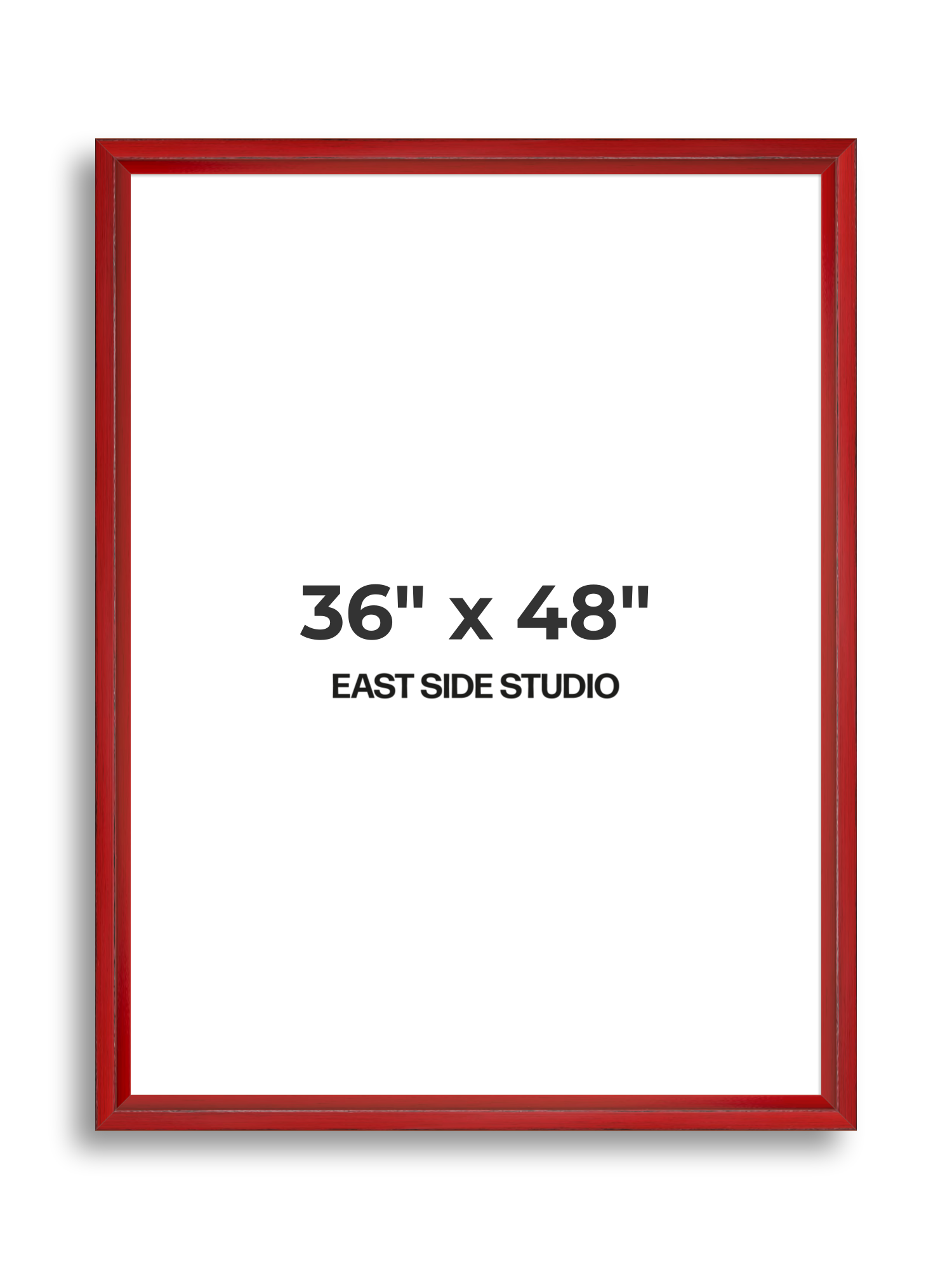 Crimson Red 36" x 48" picture frame