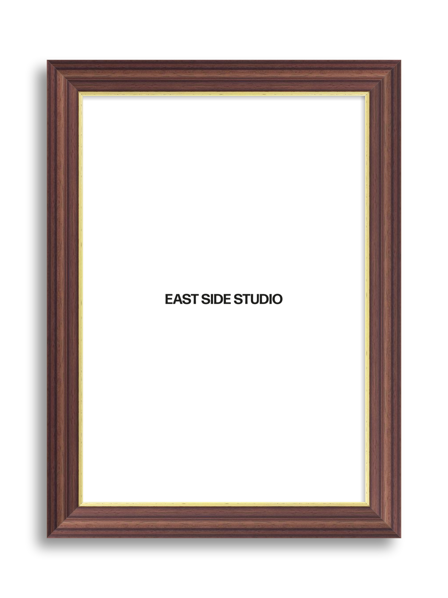 Antique Walnut & Gold - Wide picture frame