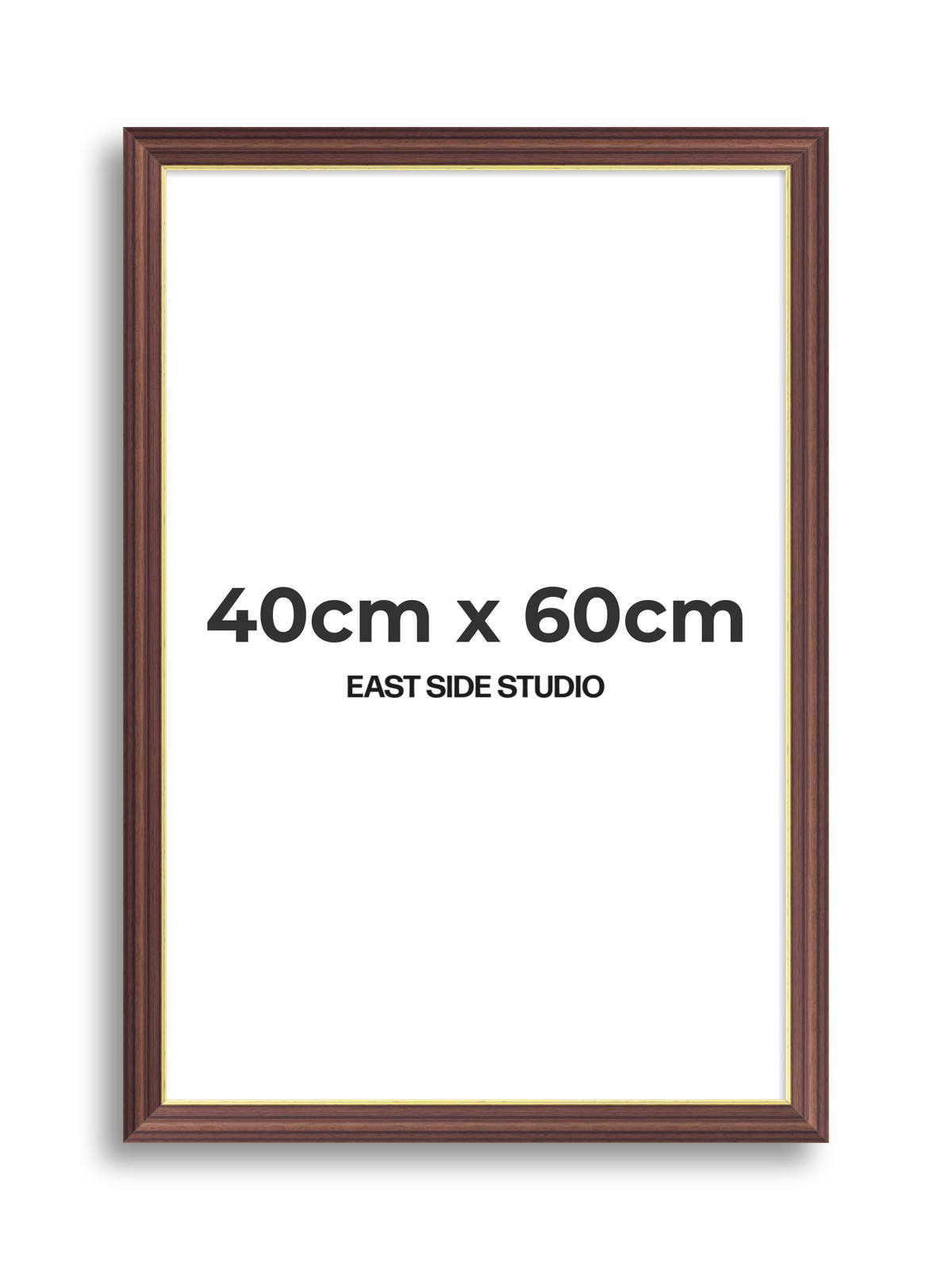 Antique Walnut & Gold 40cm x 60cm picture frame