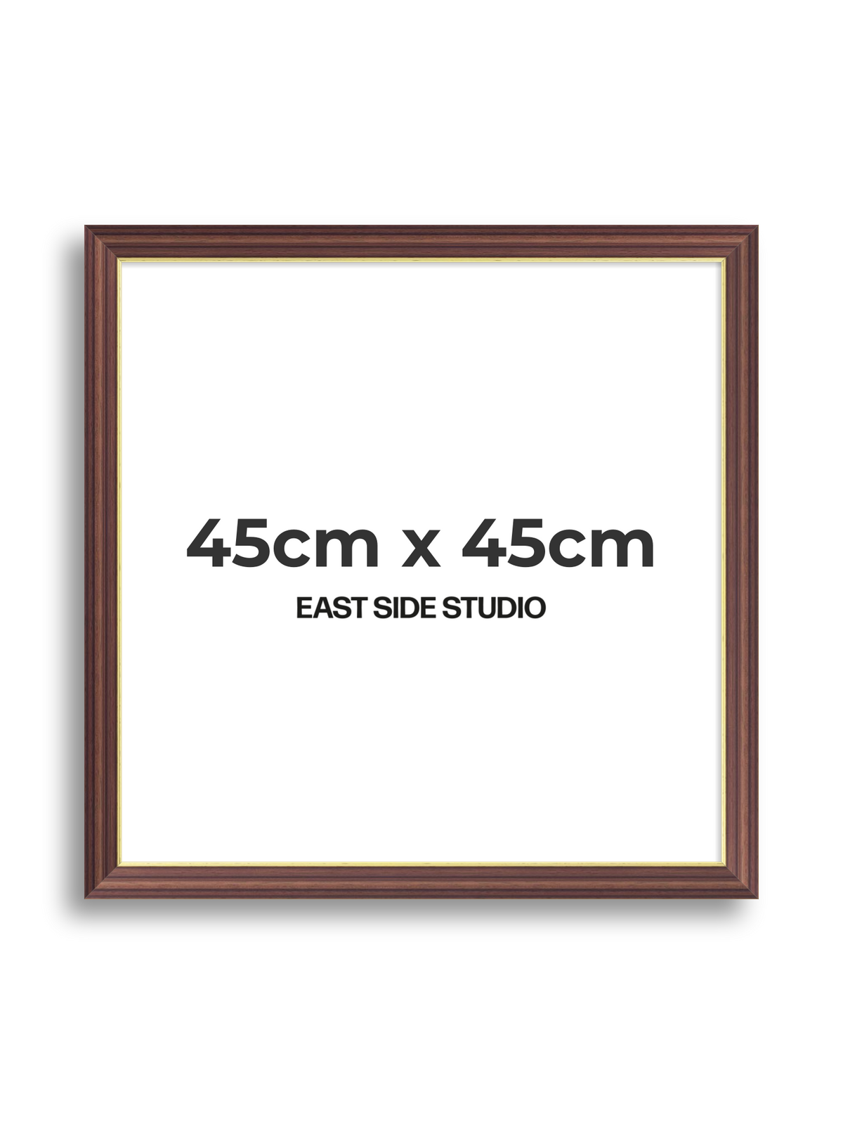 Antique Walnut & Gold 45cm x 45cm picture frame