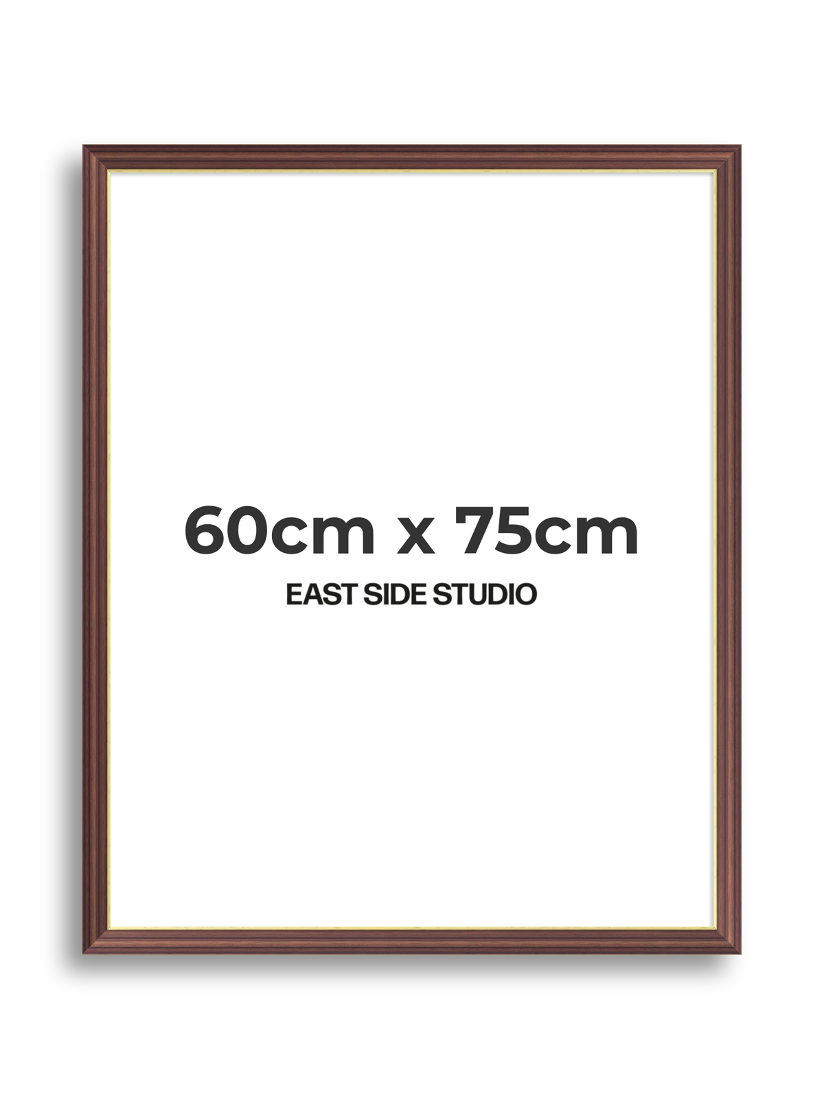 Antique Walnut & Gold 60cm x 75cm picture frame