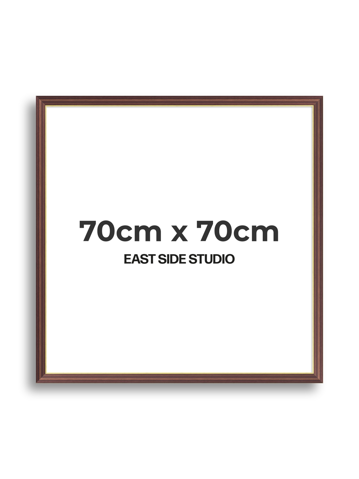 Antique Walnut & Gold 70cm x 70cm picture frame