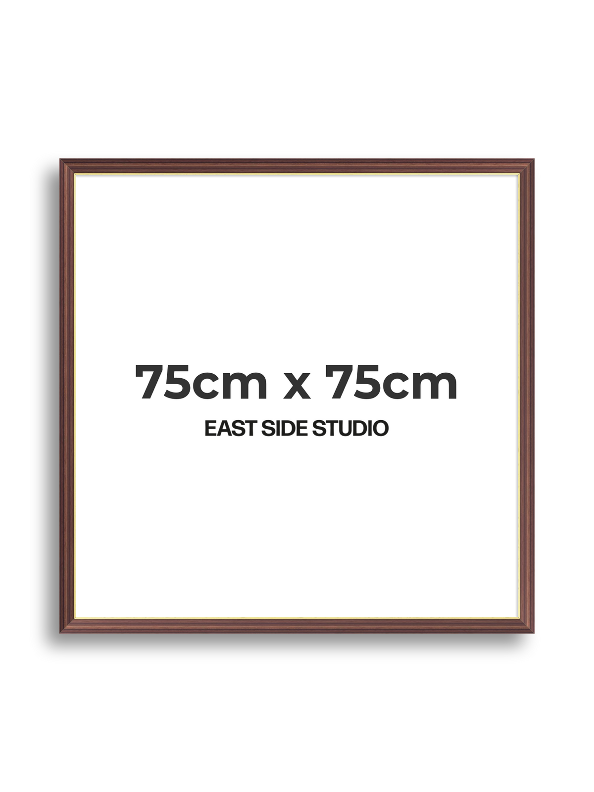 Antique Walnut & Gold 75cm x 75cm picture frame