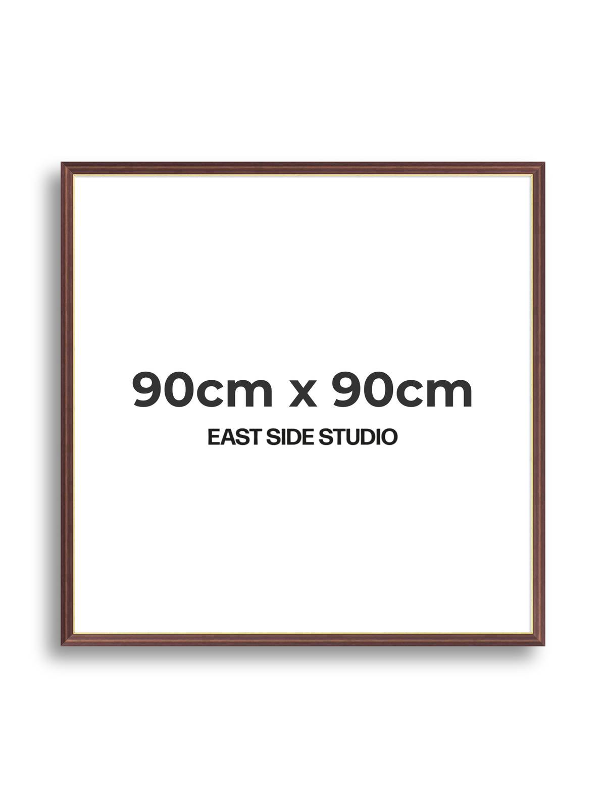 Antique Walnut & Gold 90cm x 90cm picture frame