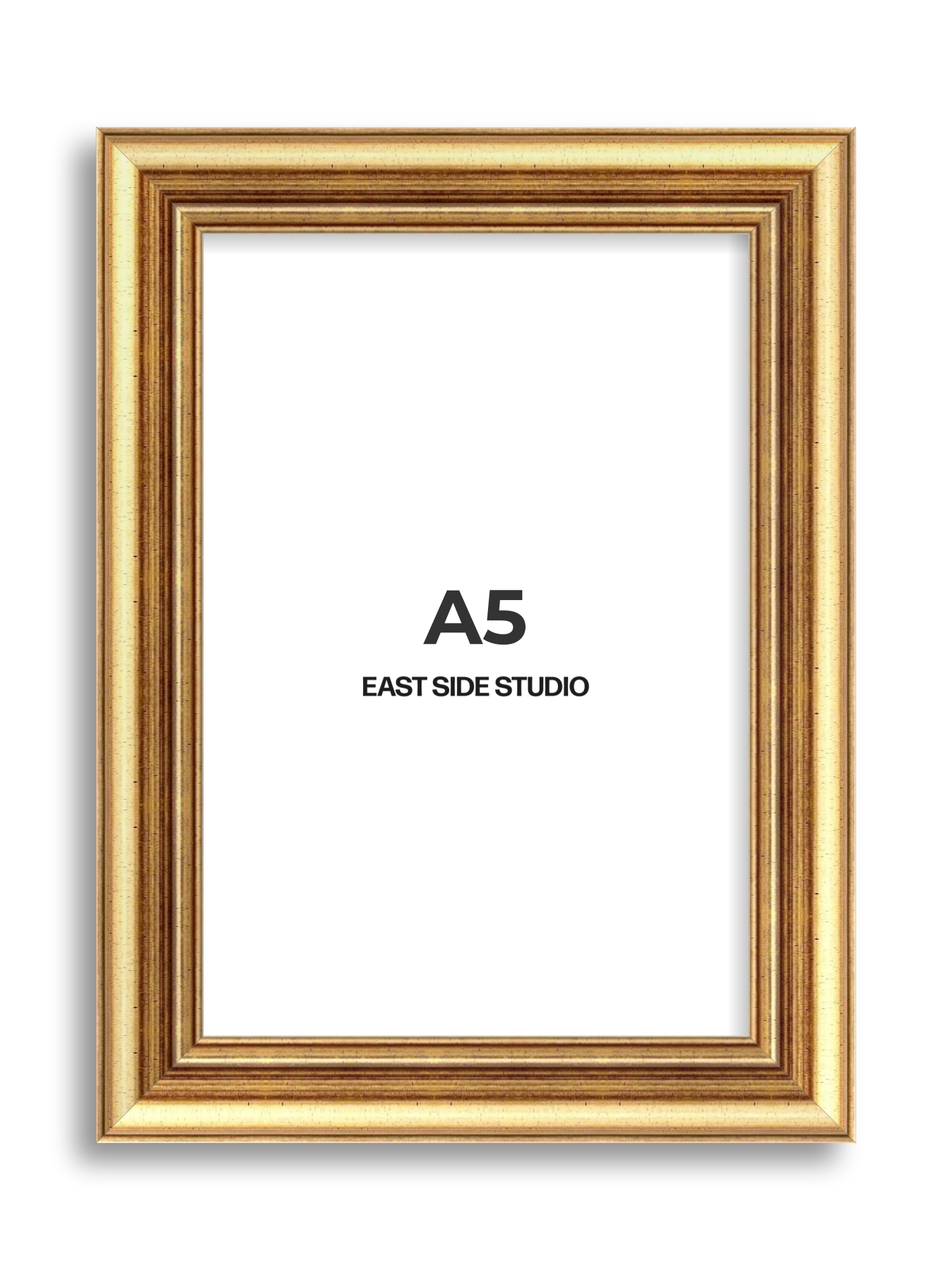 Cushioned Gold A5 picture frame