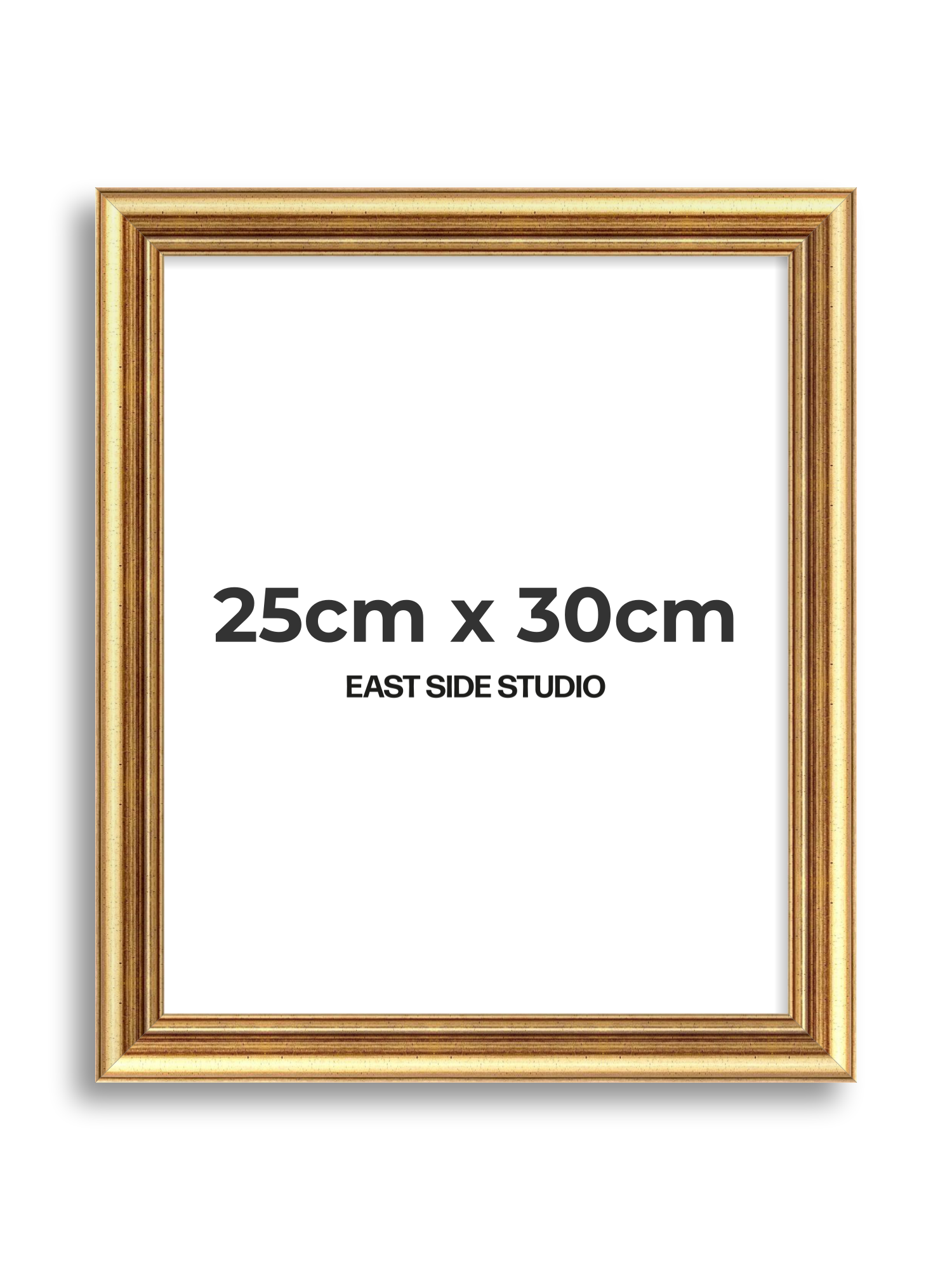 Cushioned Gold 25cm x 30cm picture frame