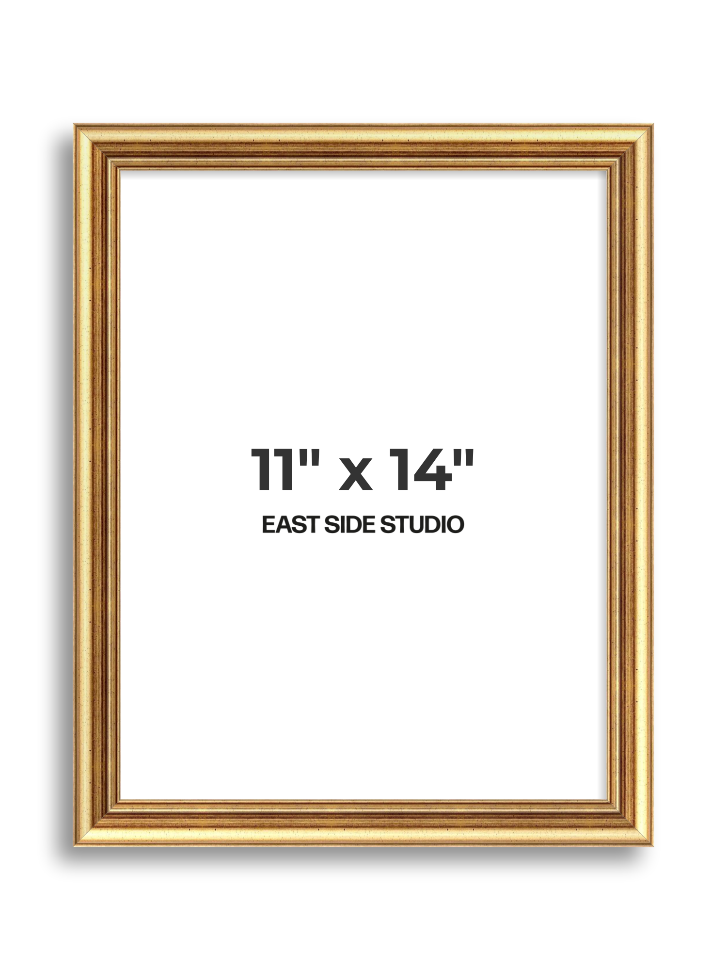 Cushioned Gold 11" x 14" picture frame