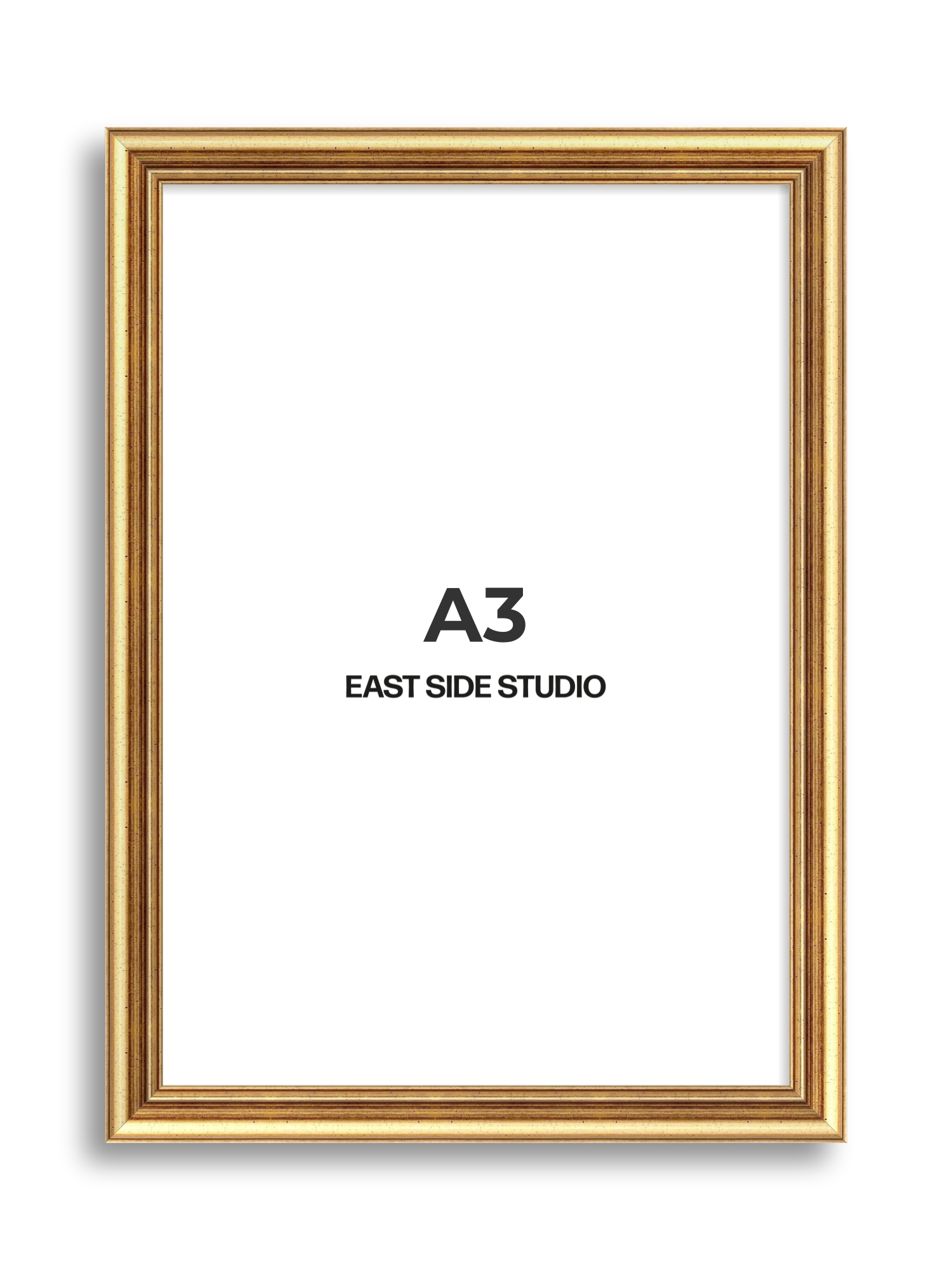 Cushioned Gold A3 picture frame