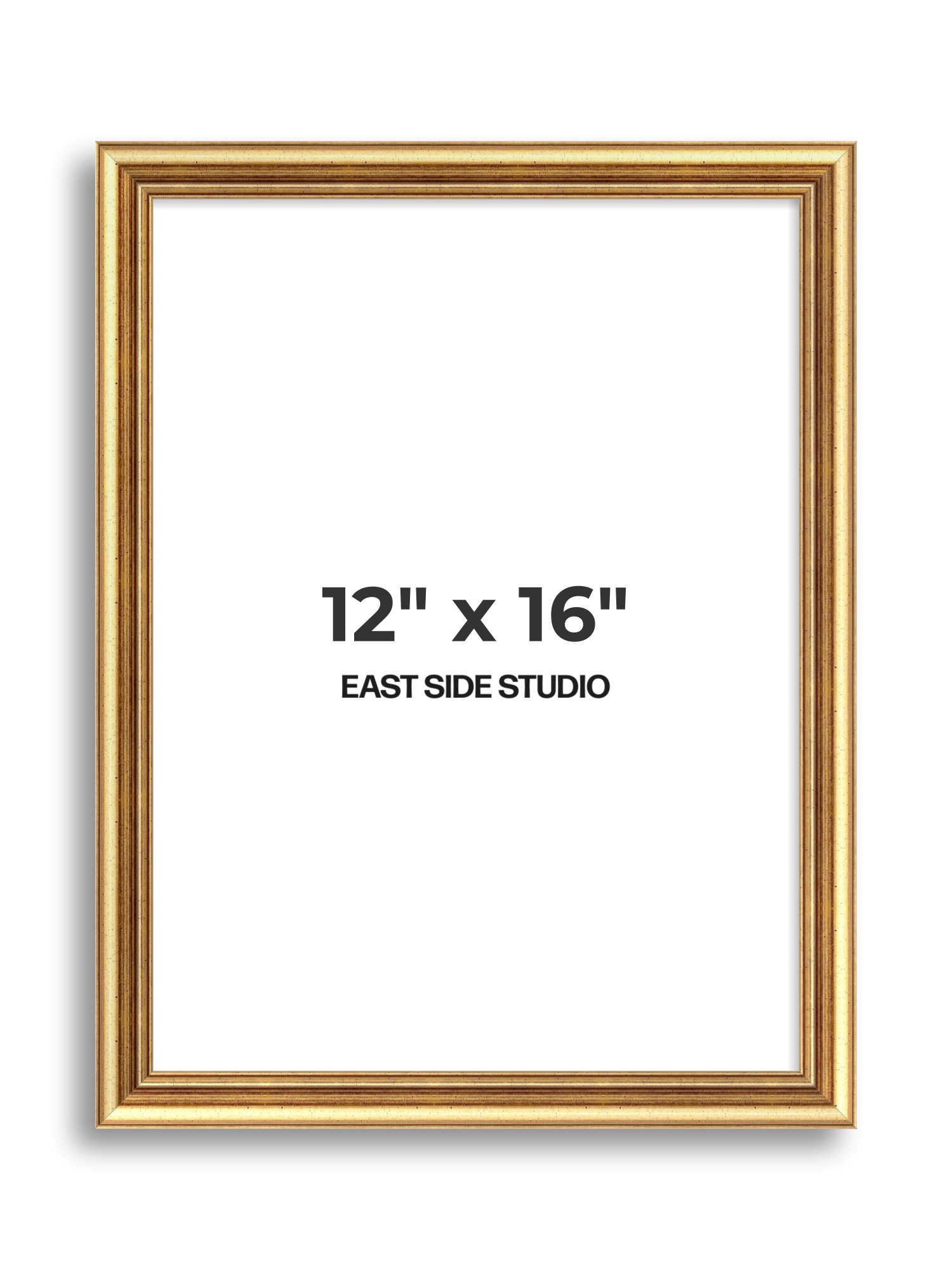 Cushioned Gold 12" x 16" picture frame