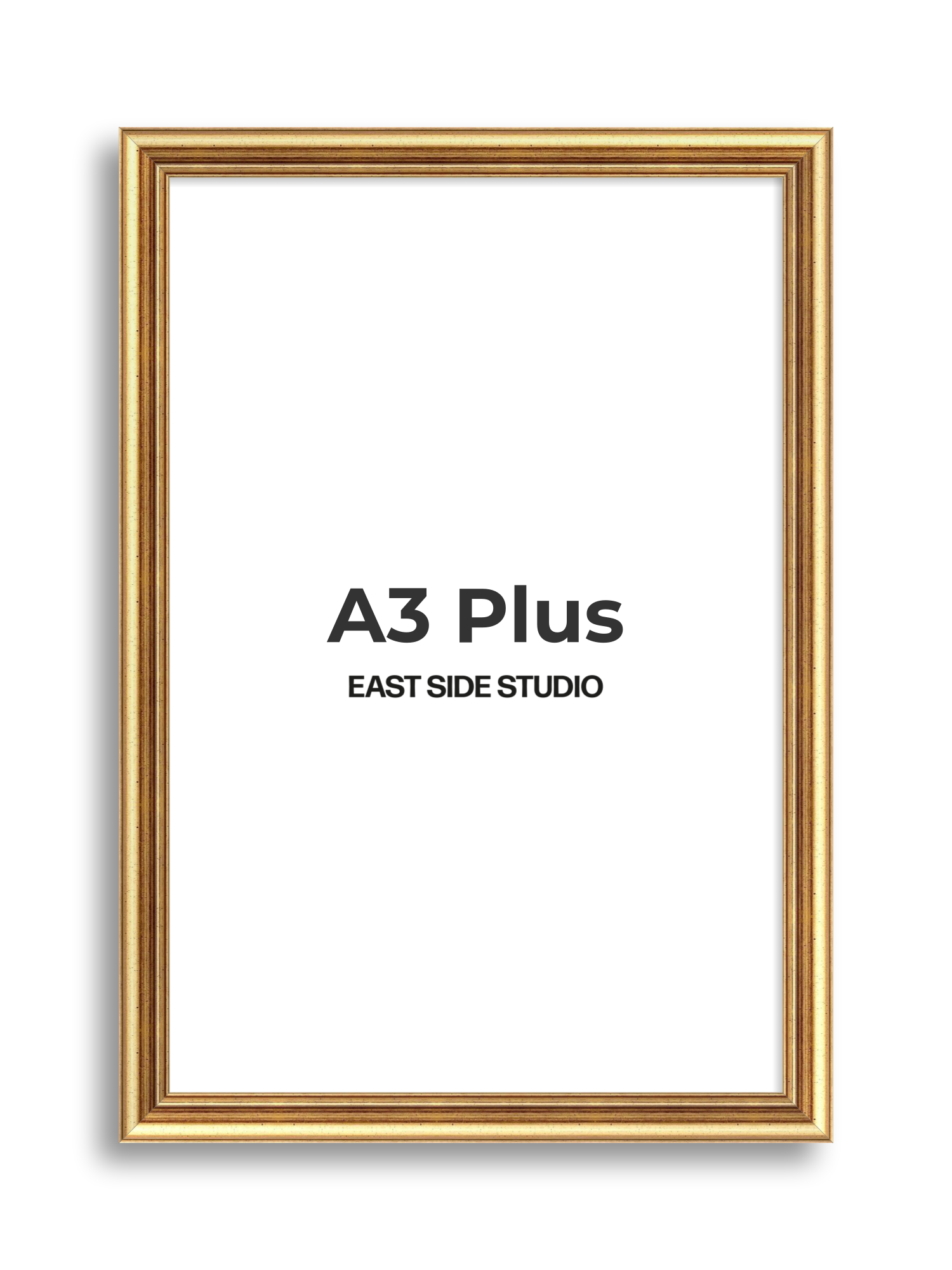 Cushioned Gold A3 Plus picture frame