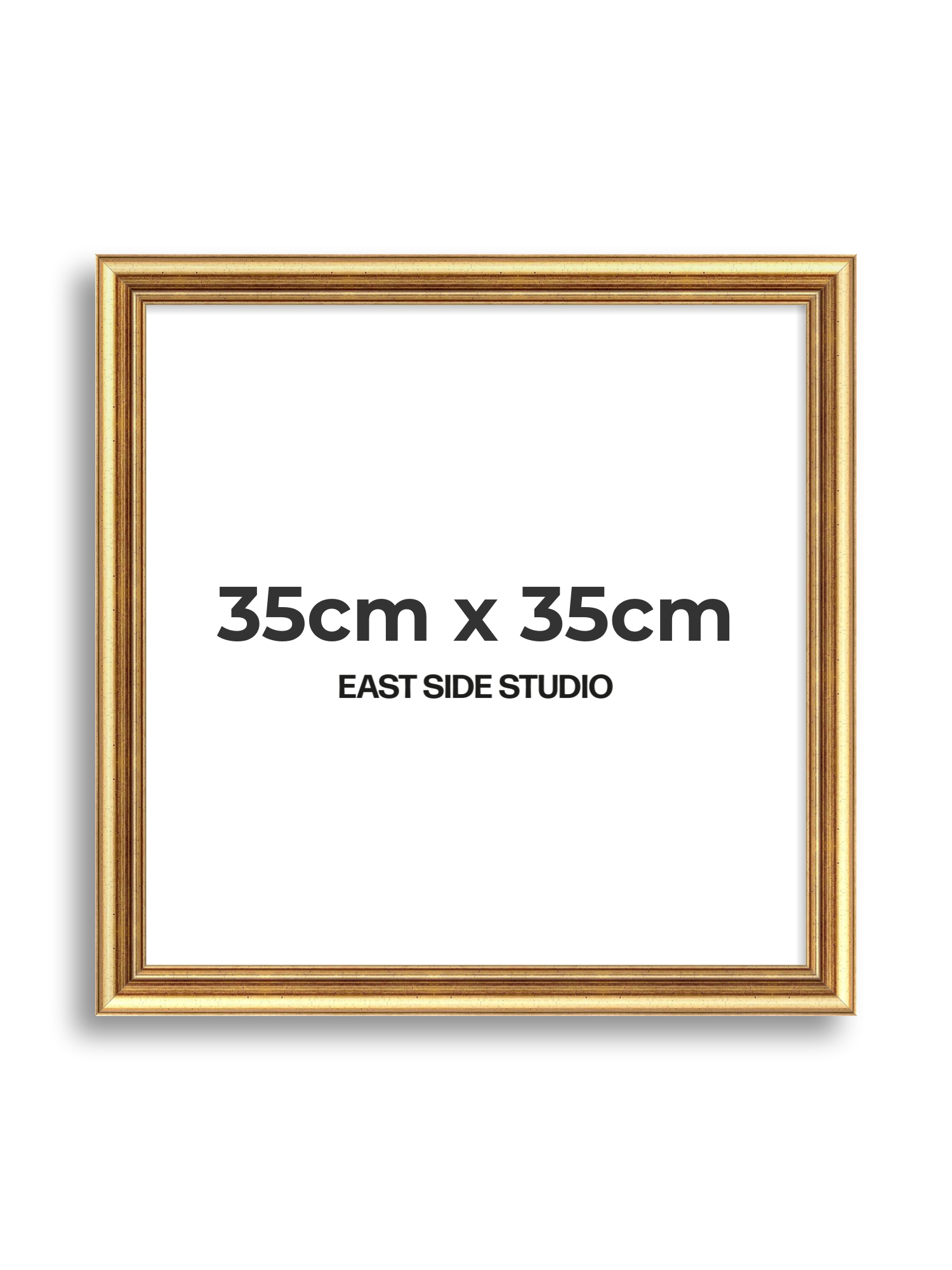 Cushioned Gold 35cm x 35cm picture frame