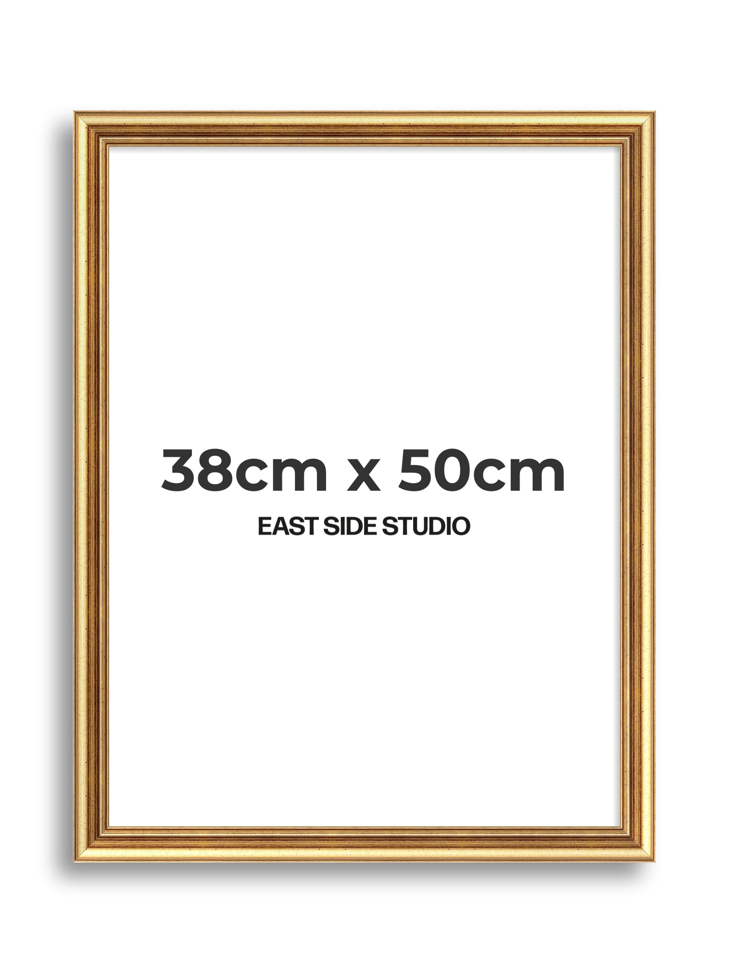 Cushioned Gold 38cm x 50cm picture frame