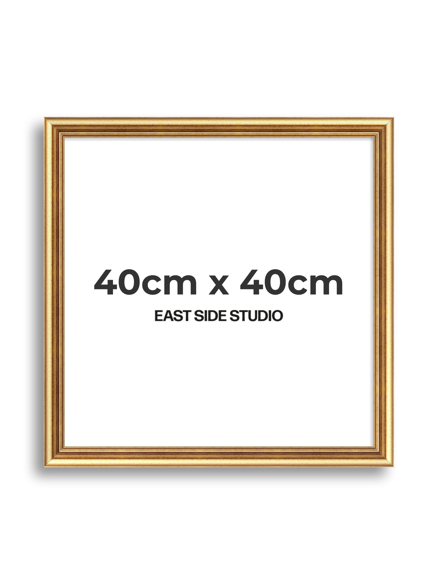 Cushioned Gold 40cm x 40cm picture frame