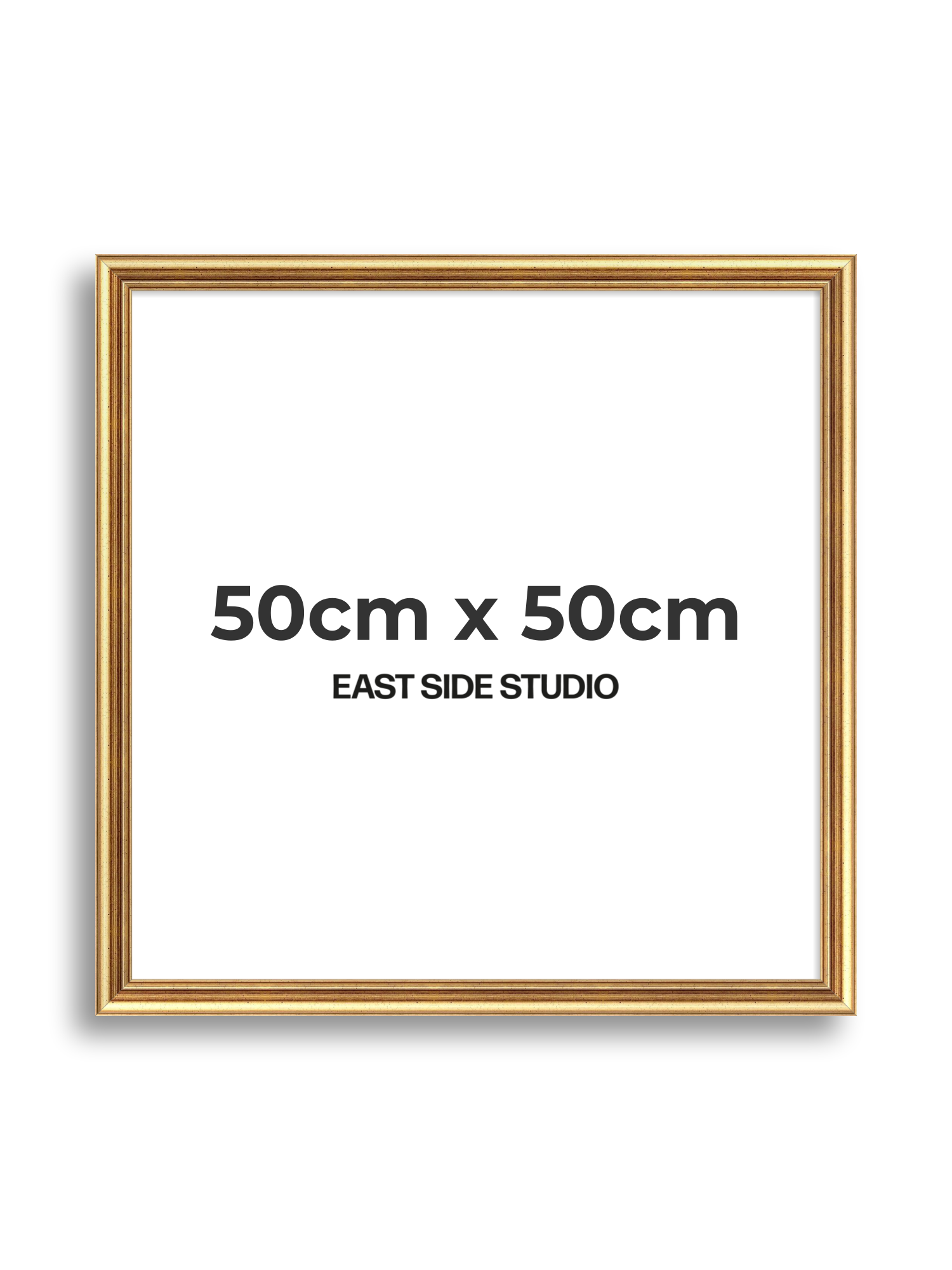 Cushioned Gold 50cm x 50cm picture frame