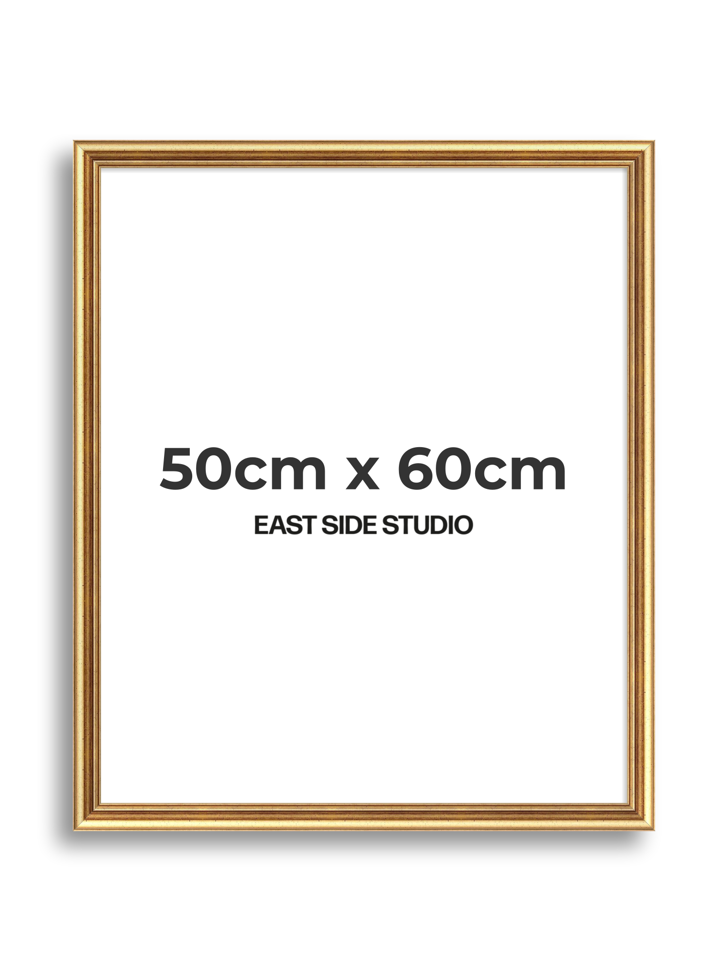 Cushioned Gold 50cm x 60cm picture frame