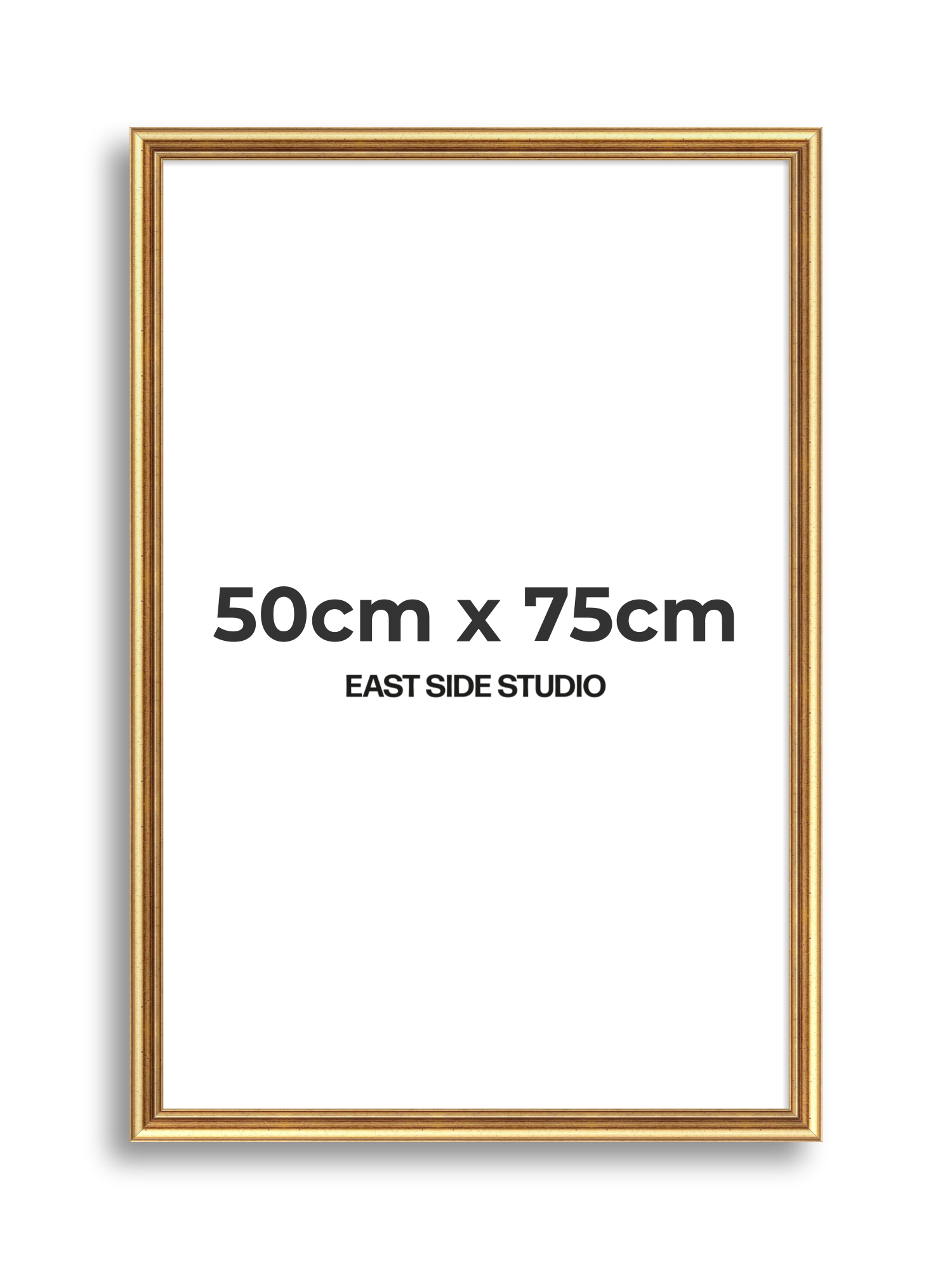 Cushioned Gold 50cm x 75cm picture frame
