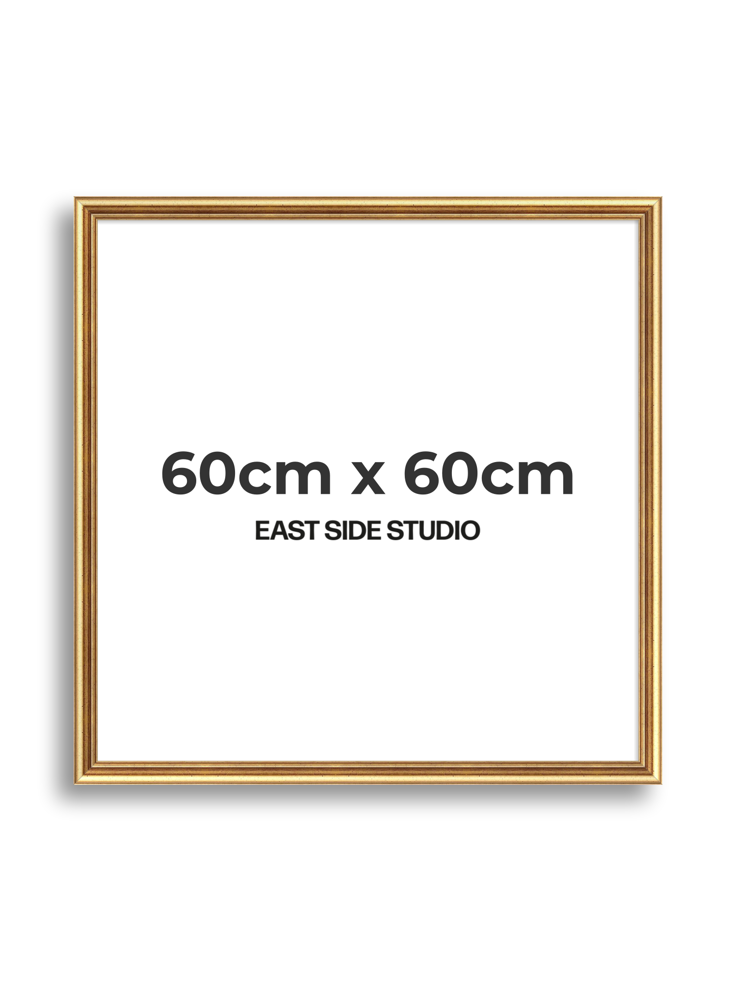 Cushioned Gold 60cm x 60cm picture frame