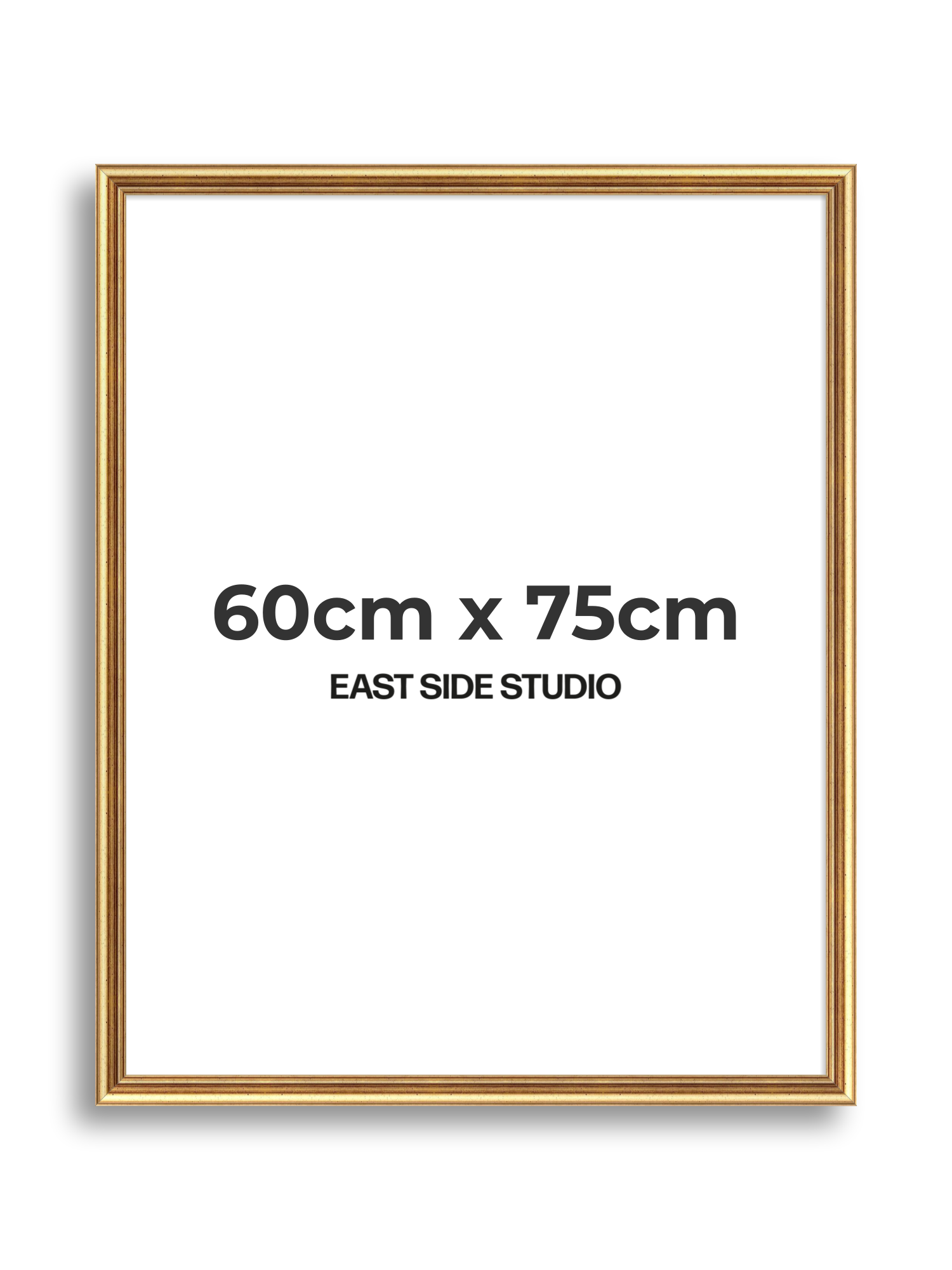 Cushioned Gold 60cm x 75cm picture frame