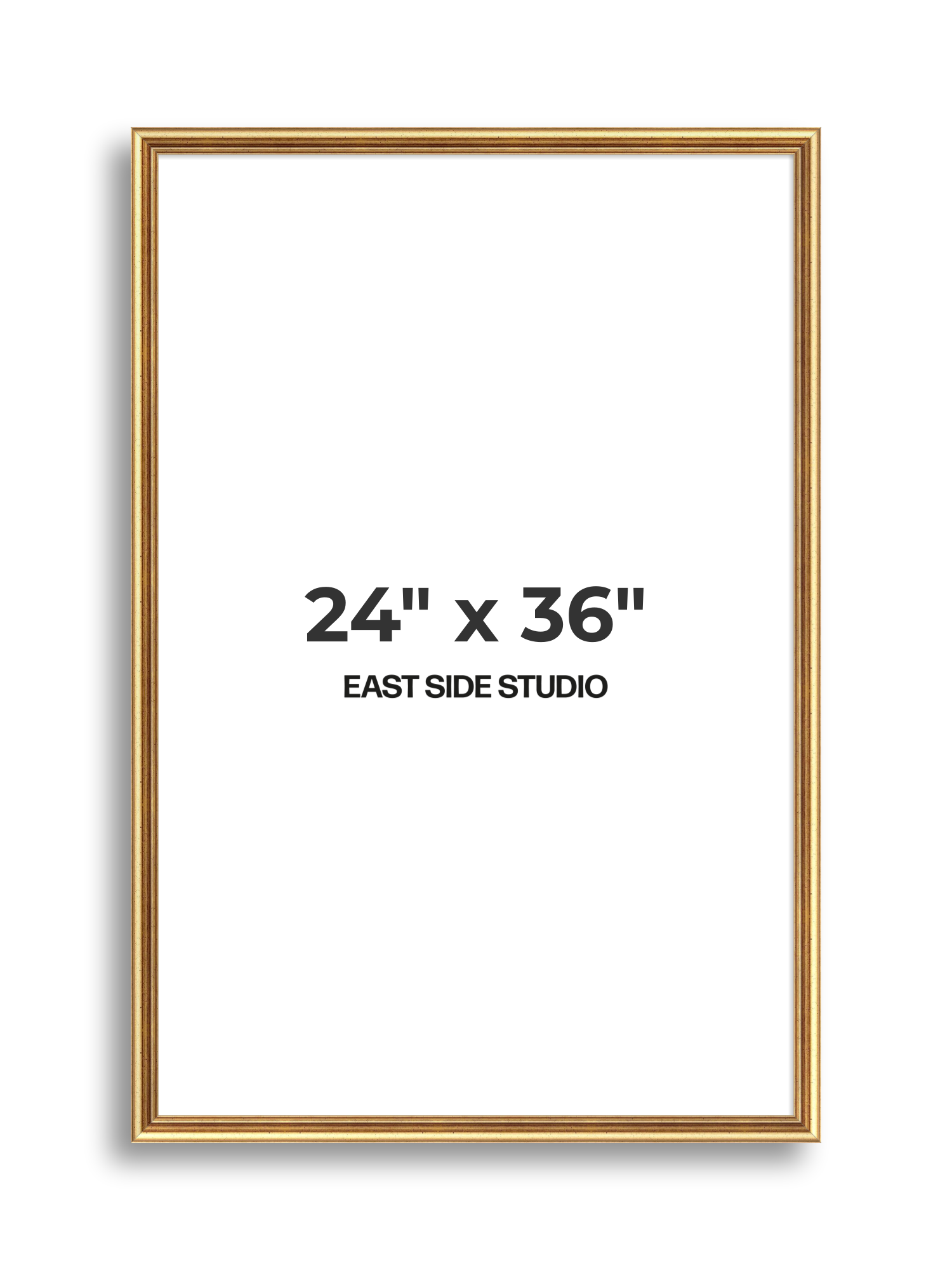 Cushioned Gold 24" x 36" picture frame