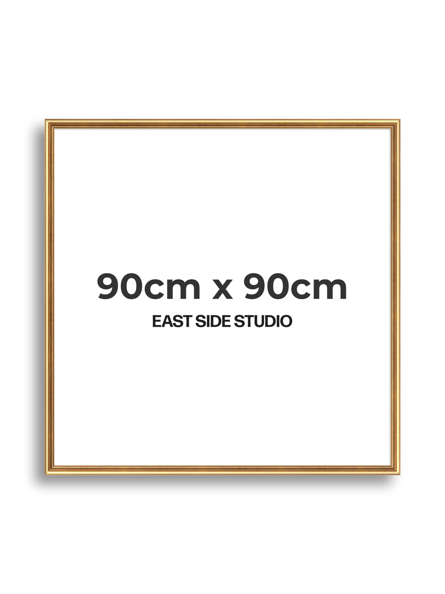 Cushioned Gold 90cm x 90cm picture frame