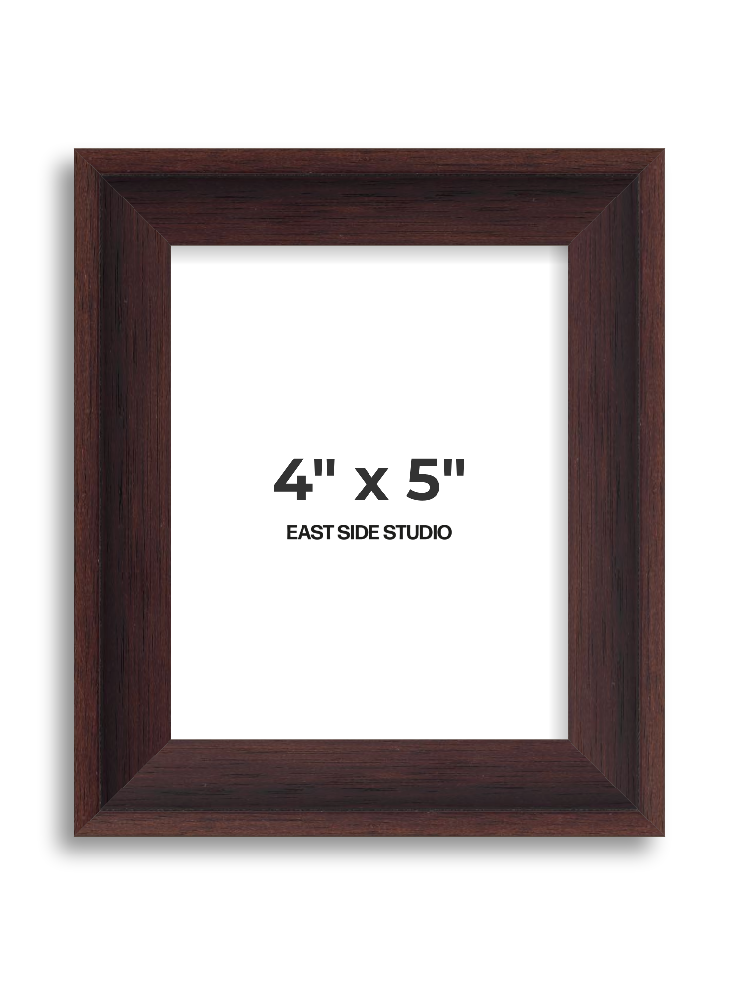 Wenge 4" x 5" picture frame